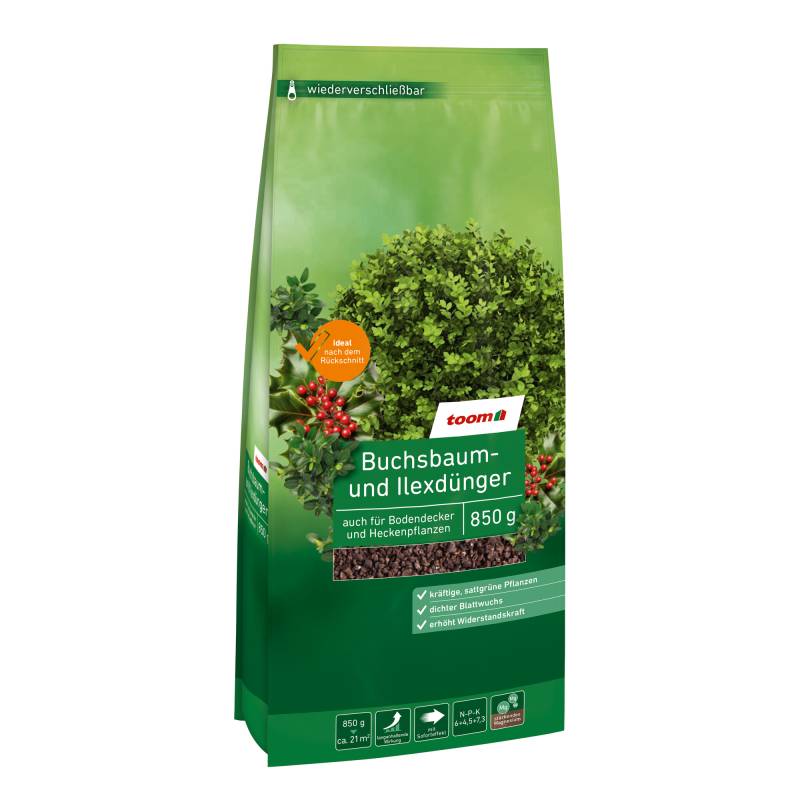 toom Buchsbaum- und Ilexdünger 850 g von toom