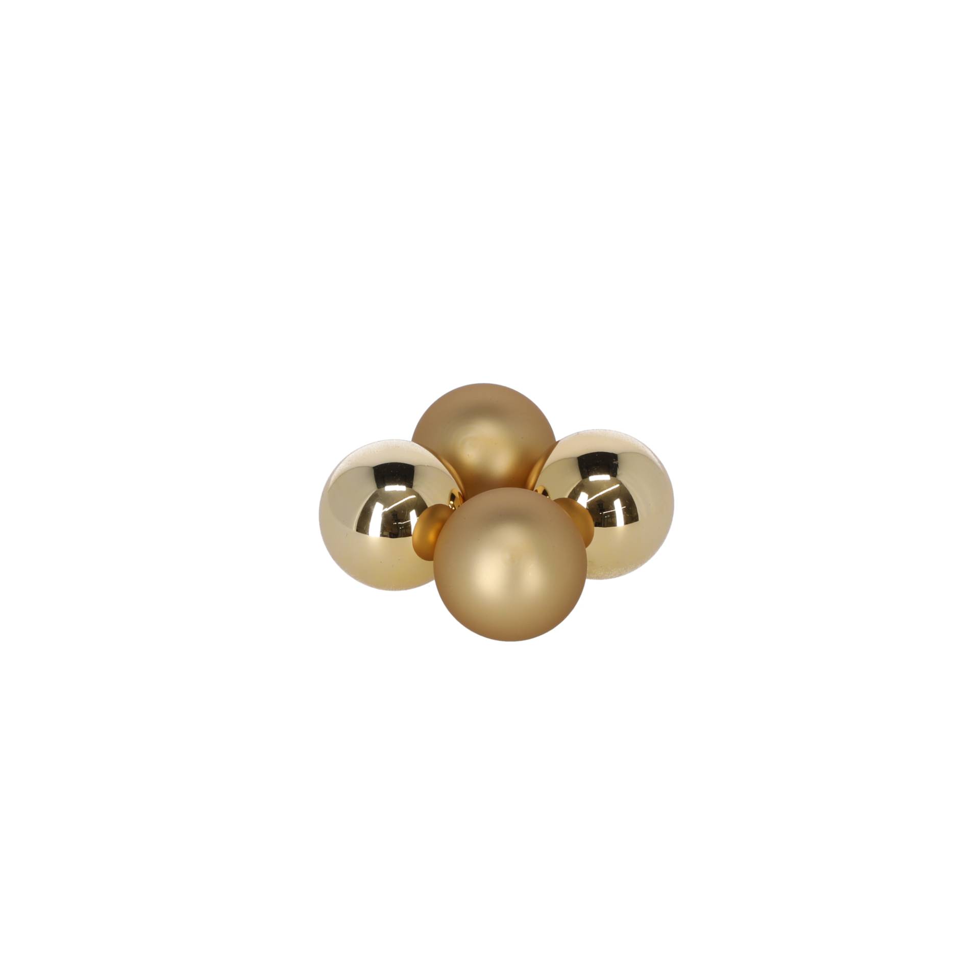 toom Christbaumschmuck goldfarben Ø 5,7 cm 24 Stück von toom
