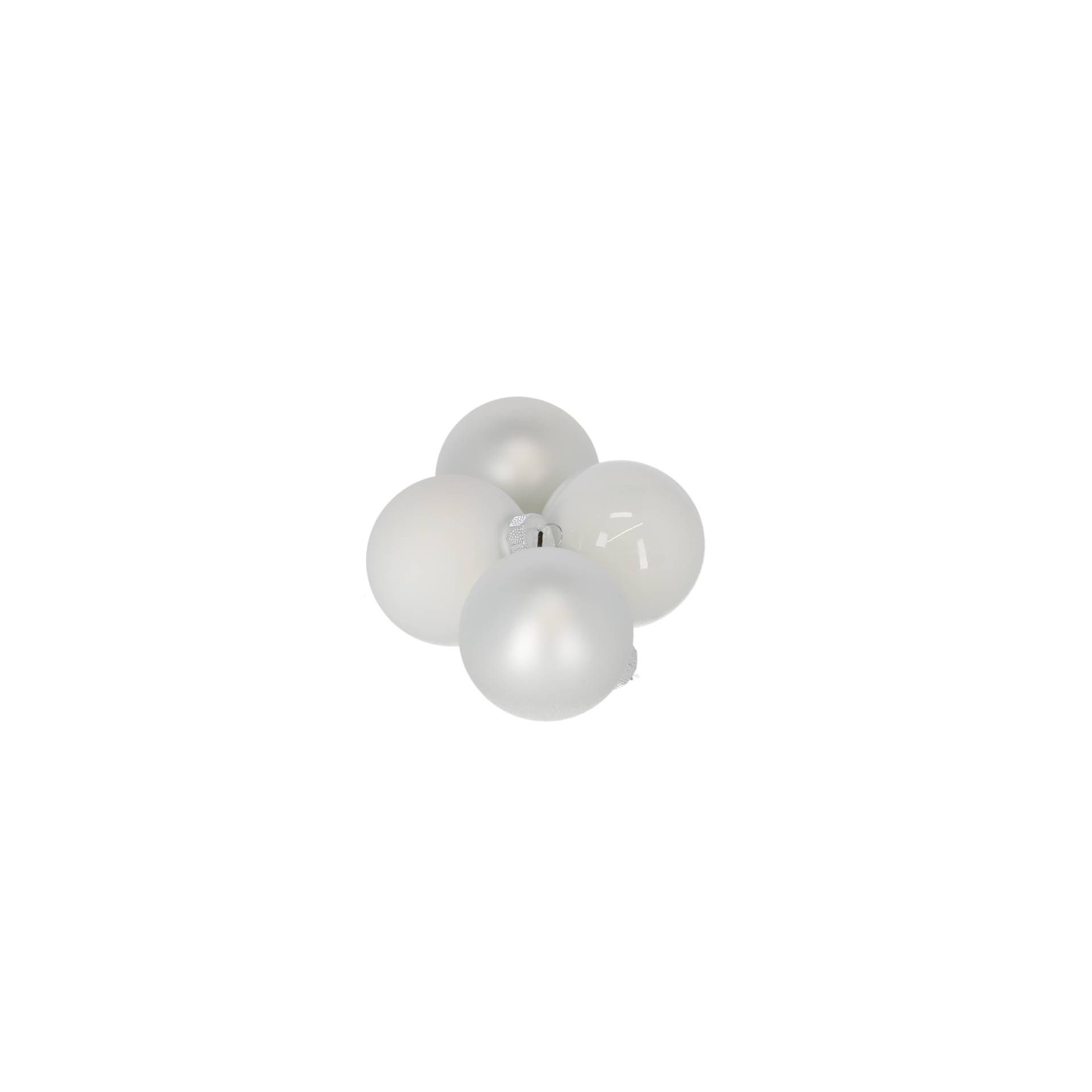 toom Christbaumschmuck weiß Ø 5,7 cm 24 Stück von toom