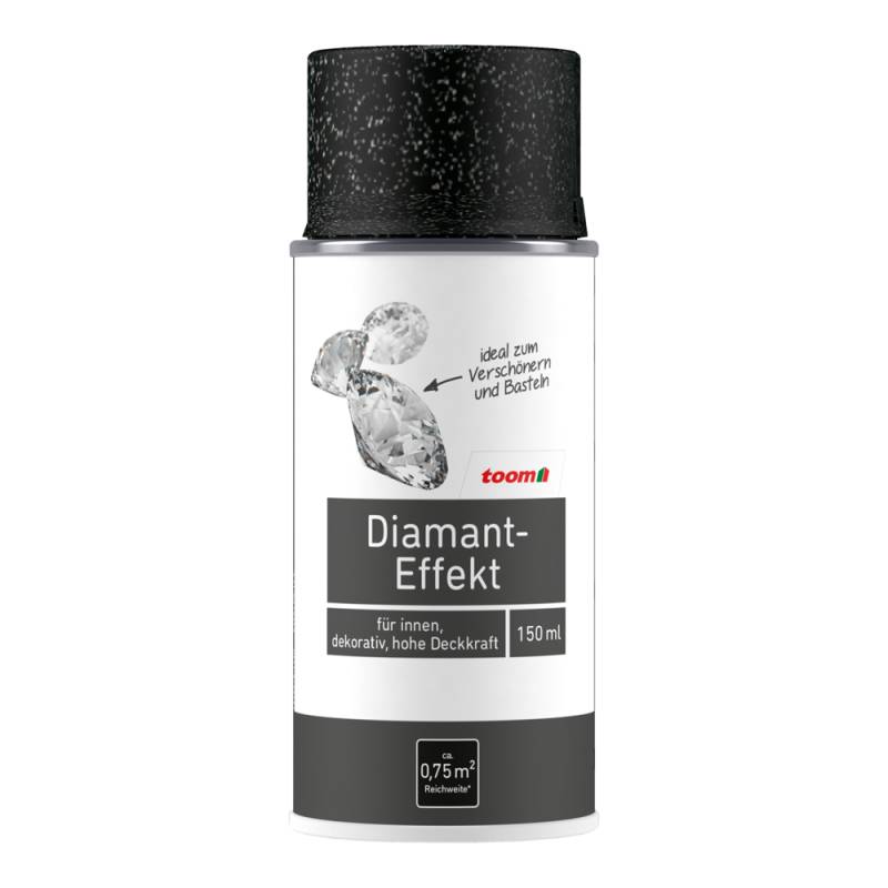 toom Diamant-Effekt-Sprühlack silberfarben glänzend 150 ml von toom