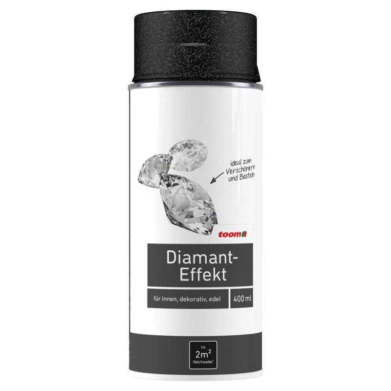 toom Diamant-Effekt-Sprühlack silberfarben glänzend 400 ml toom Diamant-Effekt-Sprühlack silberfarben glänzend 400 ml von toom
