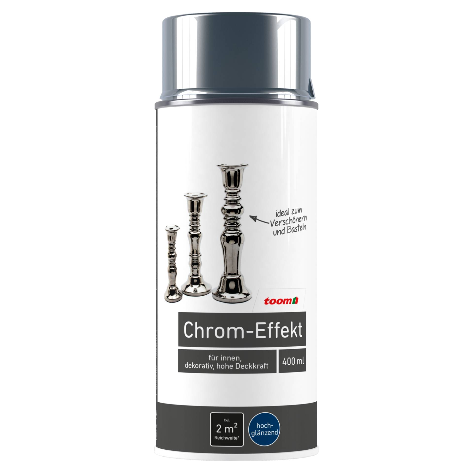 toom Effekt-Sprühlack chromfarben glänzend 400 ml toom Effekt-Sprühlack chromfarben glänzend 400 ml von toom