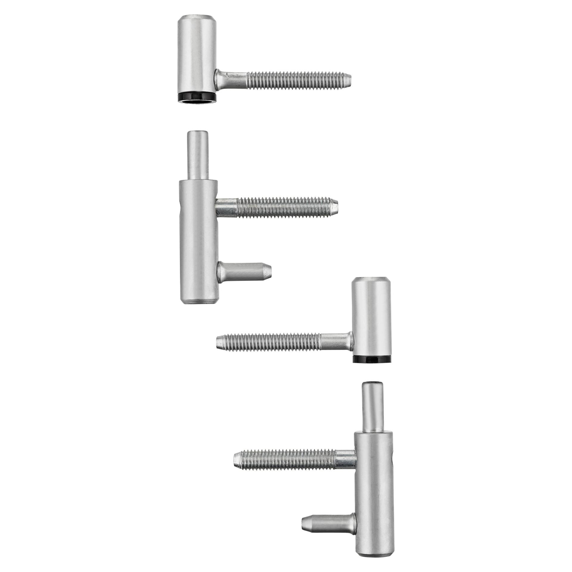 toom Einbohrband-Set Stahl verchromt Ø 14 mm 4-teilig von toom