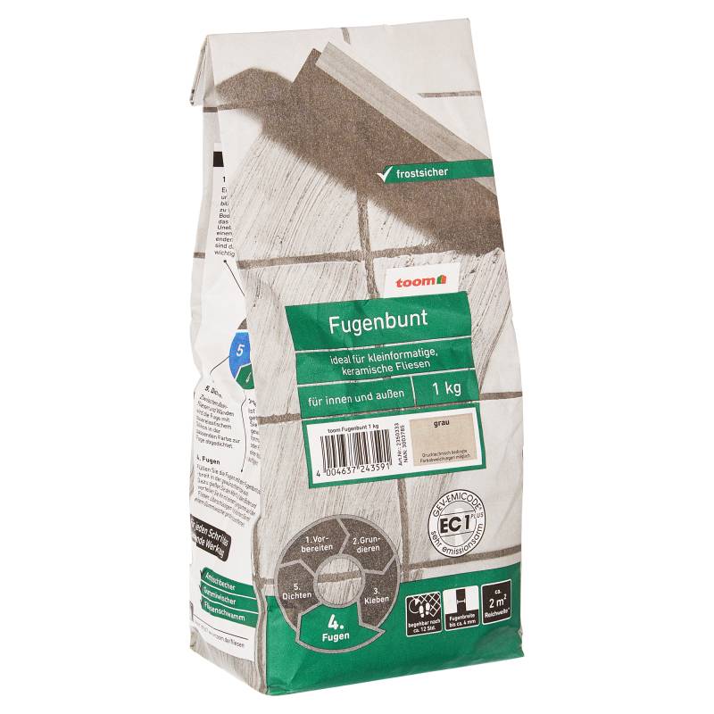 toom Fugenbunt grau 1 kg von toom