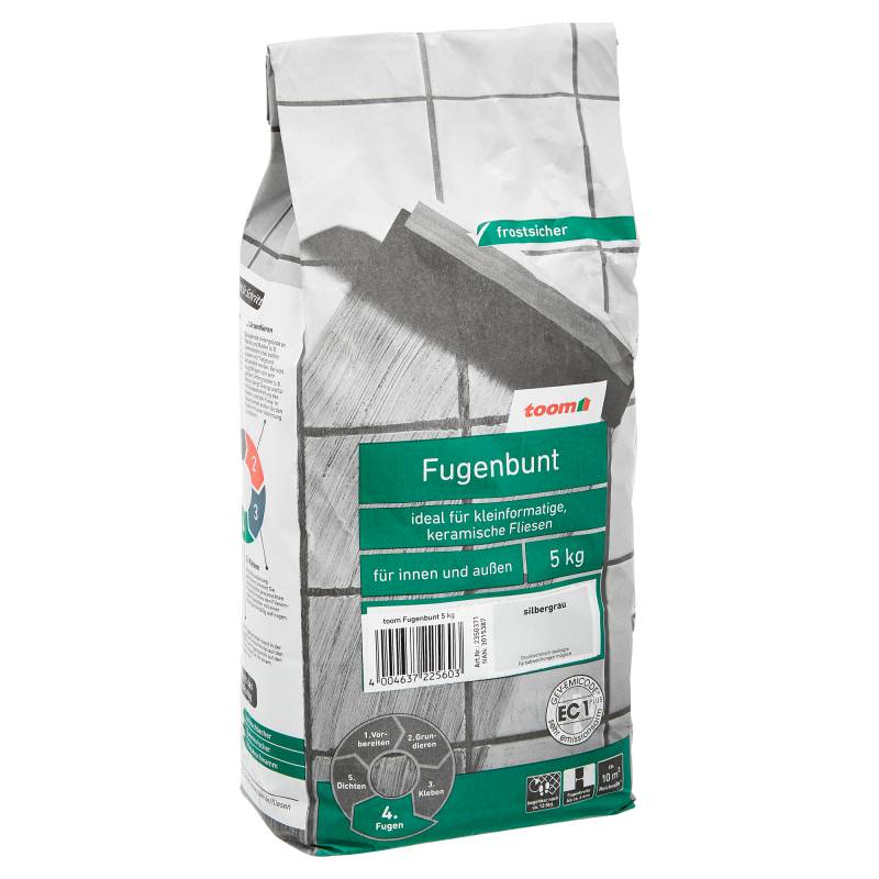 toom Fugenbunt silbergrau 5 kg von toom