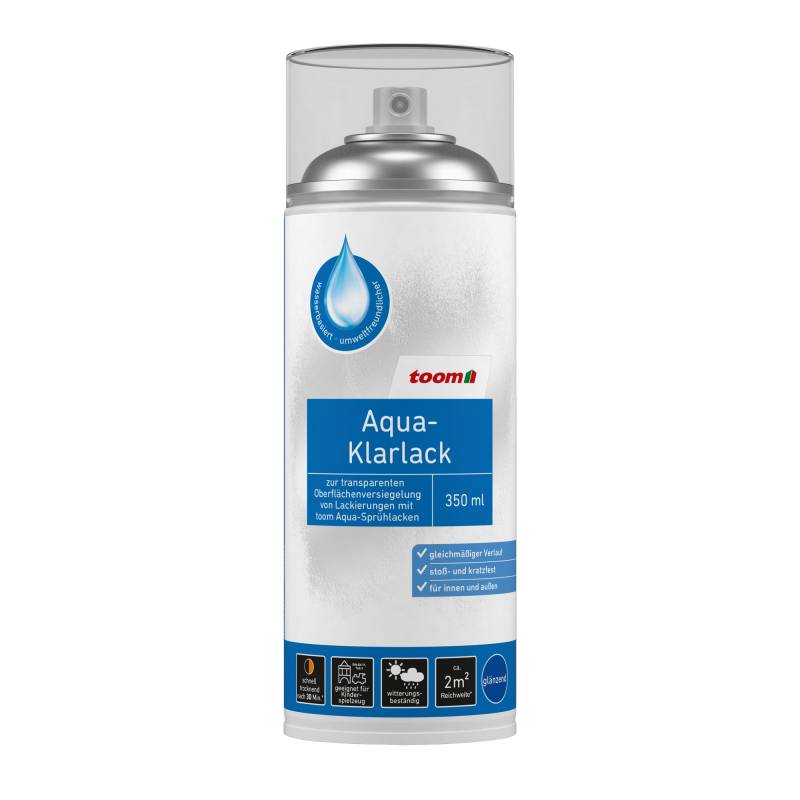 toom Klarlack transparent glänzend 350 ml von toom