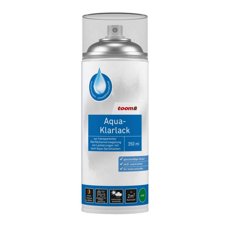 toom Klarlack transparent matt 350 ml von toom
