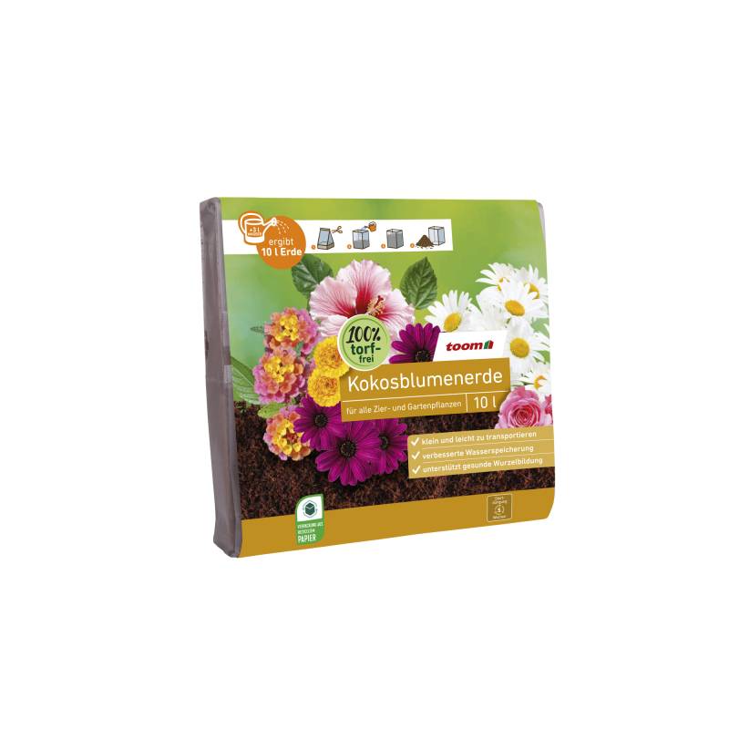 toom Kokosblumenerde torffrei 10 l von toom