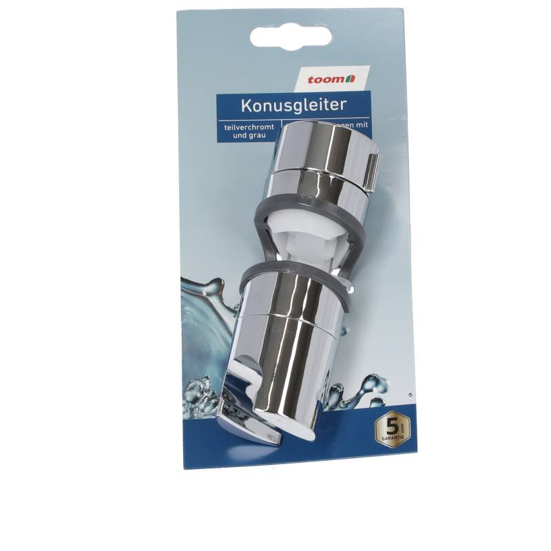 toom Konusgleiter chromfarben 11,9 x 4,05 cm von toom
