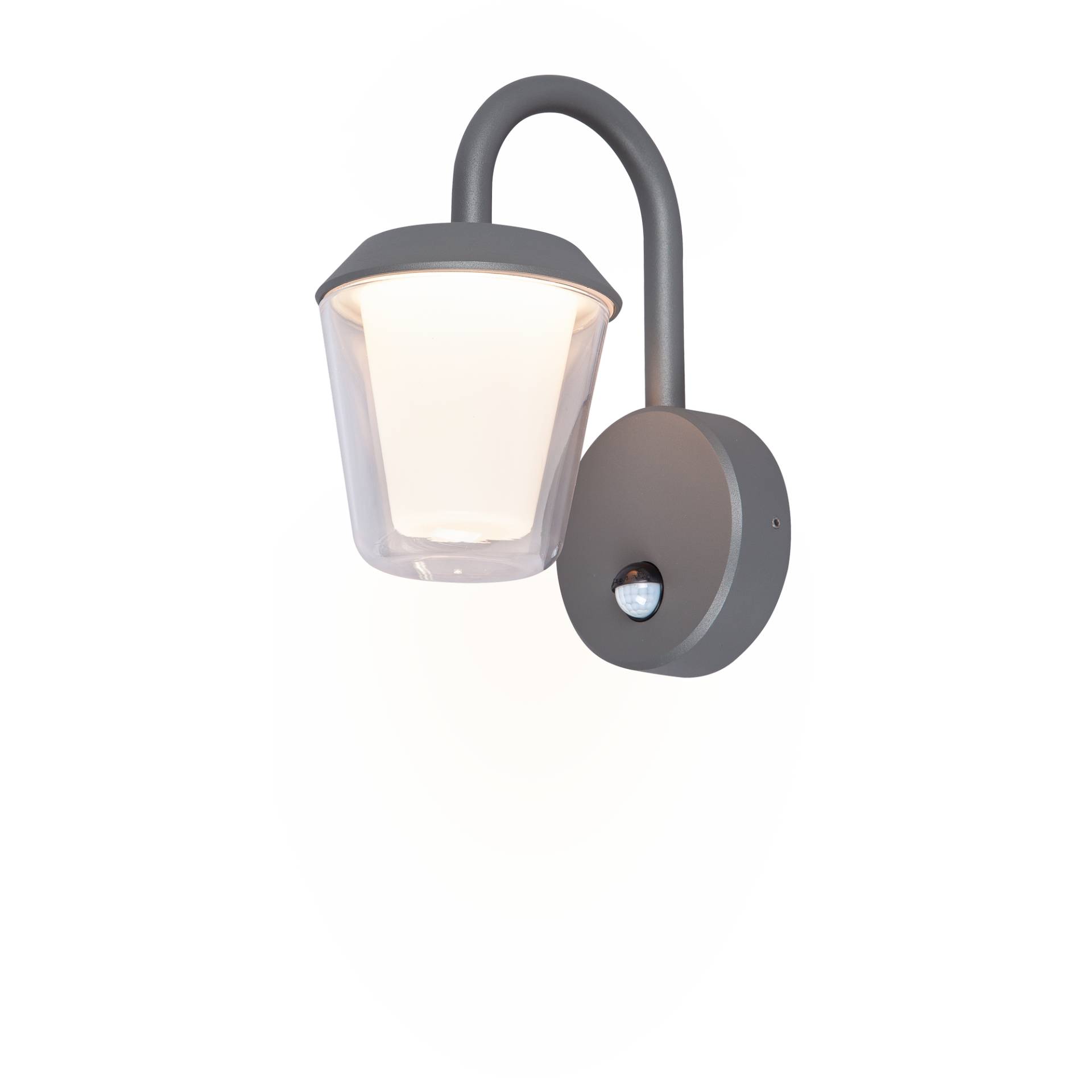 toom LED-Außenwandleuchte 'Porto' aluminiumfarben 17,6 x 12 x 24 cm, mit Bewegungsmelder toom LED-Außenwandleuchte 'Porto' aluminiumfarben 17,6 x 12 x 24 cm, mit Bewegungsmelder von toom