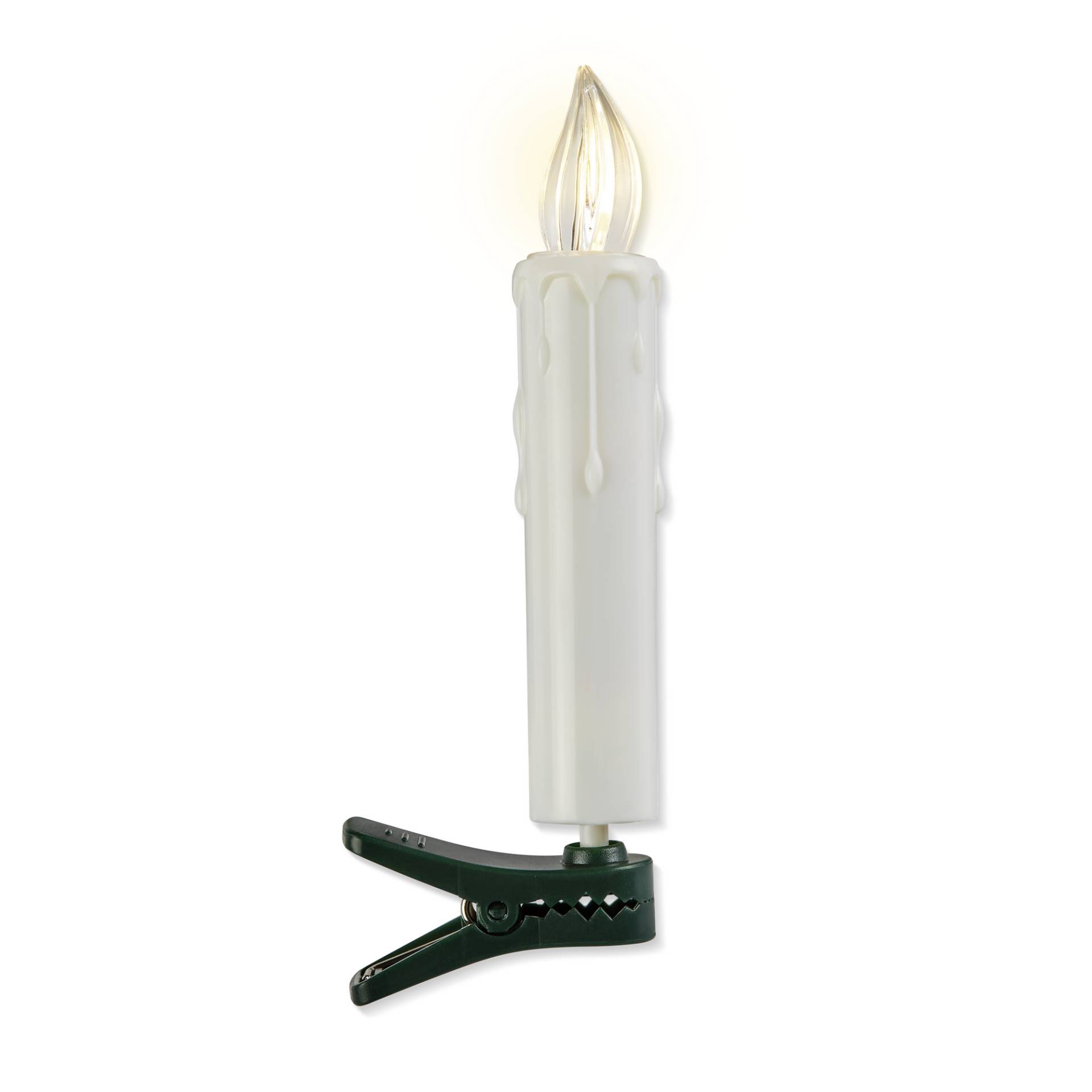 toom LED-Schaftkerzen-Erweiterungs-Set 5 LEDs warmweiß Ø 1,7 x 10,5 cm 5 Stück von toom