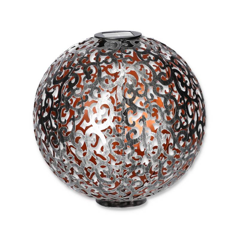 toom LED-Solarkugel 'Antik' goldfarben Ø 30 cm von toom
