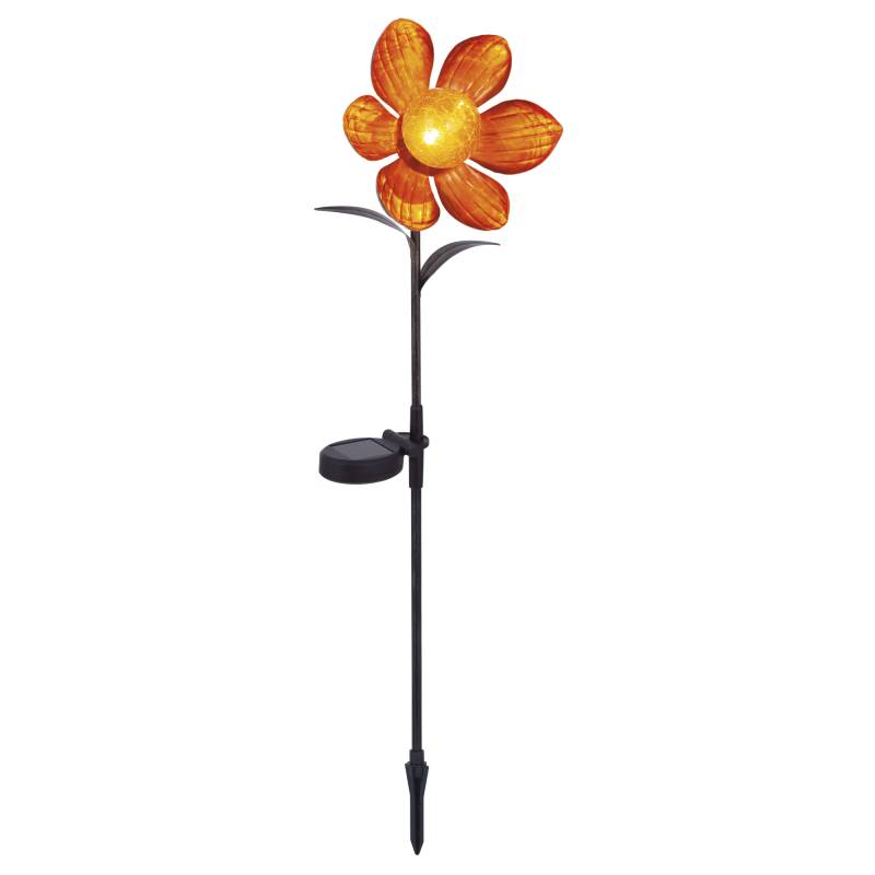 toom LED-Solarleuchte 'Blüte' orange 71 cm von toom