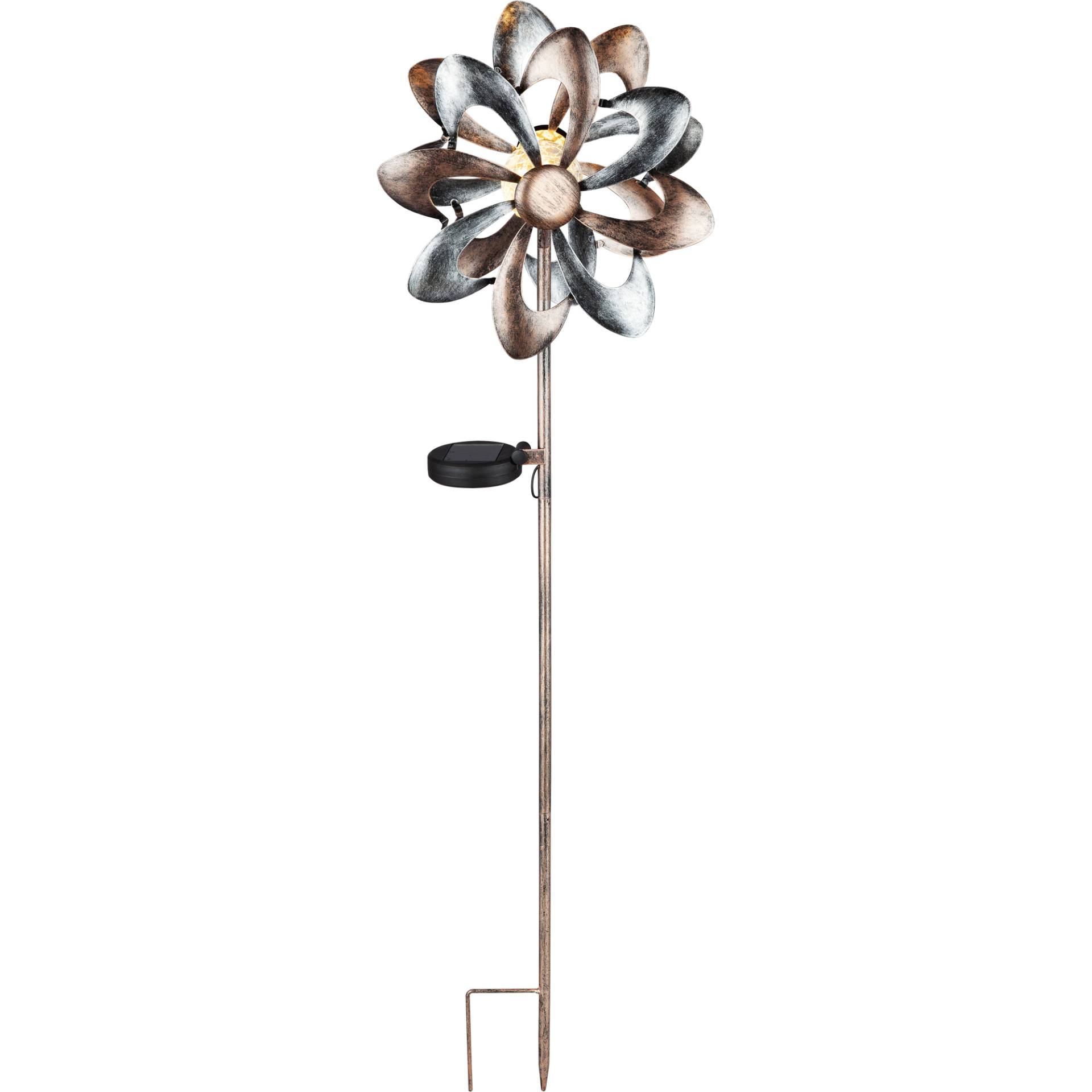 toom LED-Solarspieß Windspiel silber 92 cm toom LED-Solarspieß Windspiel silber 92 cm von toom