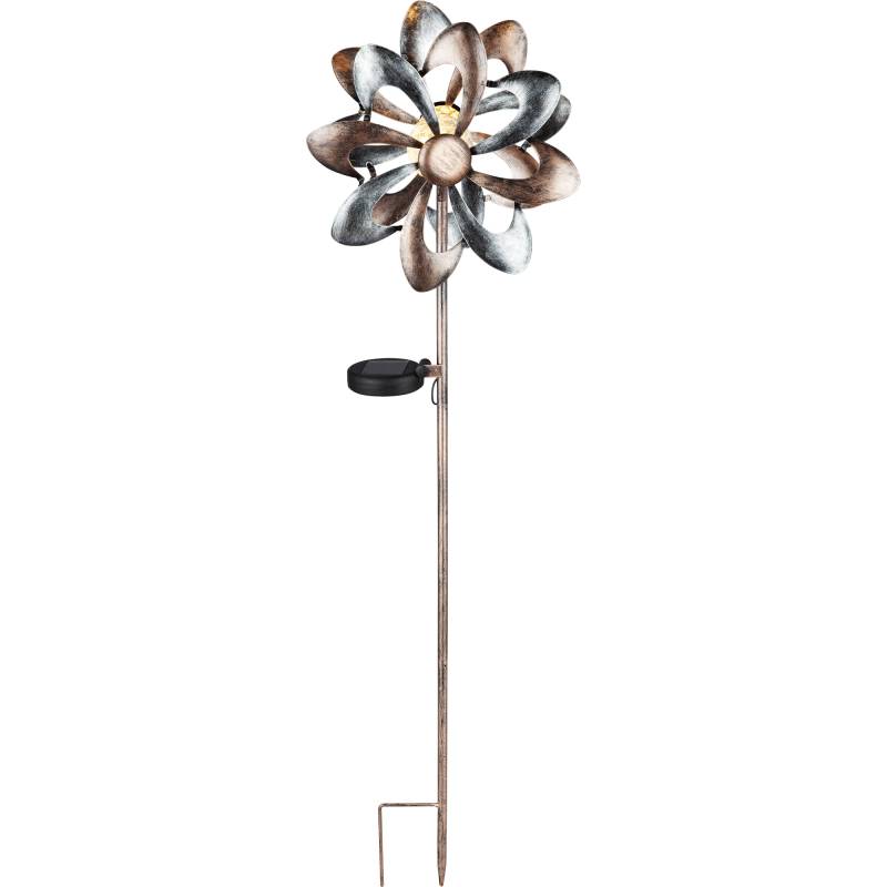 toom LED-Solarspieß Windspiel silber 92 cm von toom