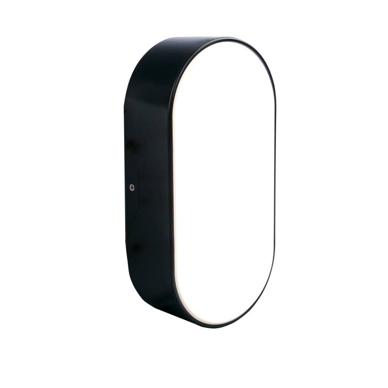 toom LED-Wandleuchte 'Istanbul' schwarz 10 W 20 cm von toom