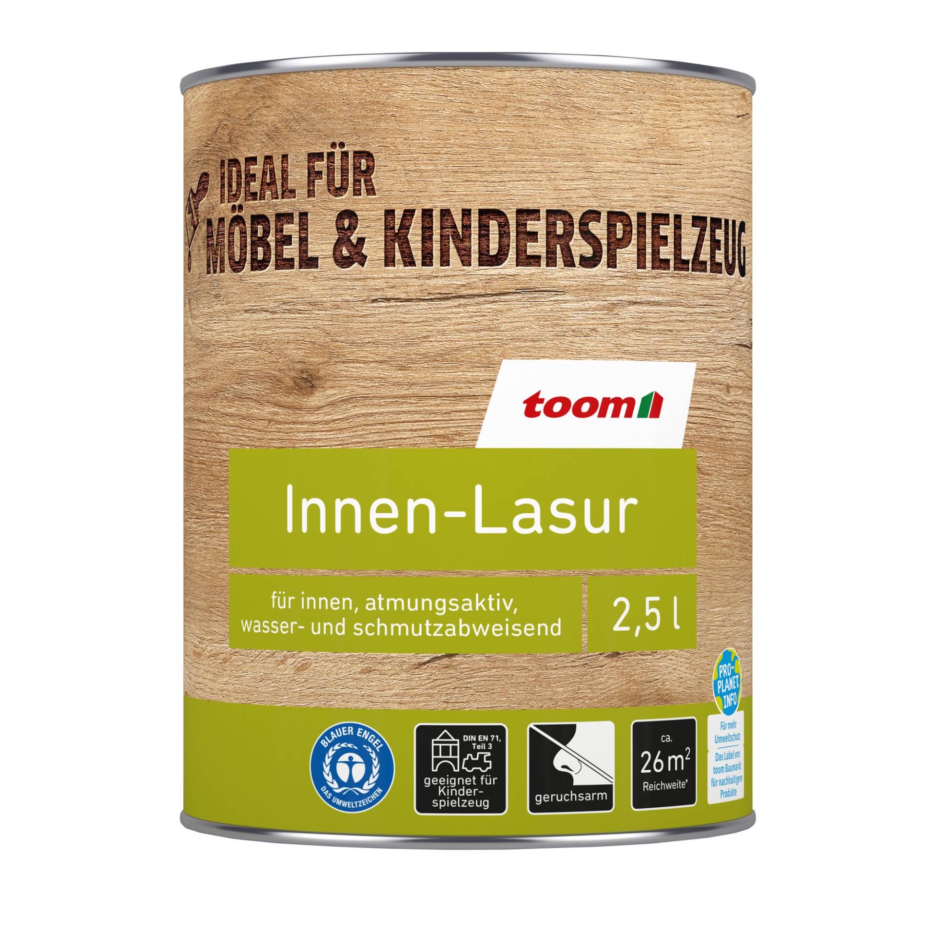 toom Lasur kieferfarben 2,5 l toom Lasur kieferfarben 2,5 l von toom