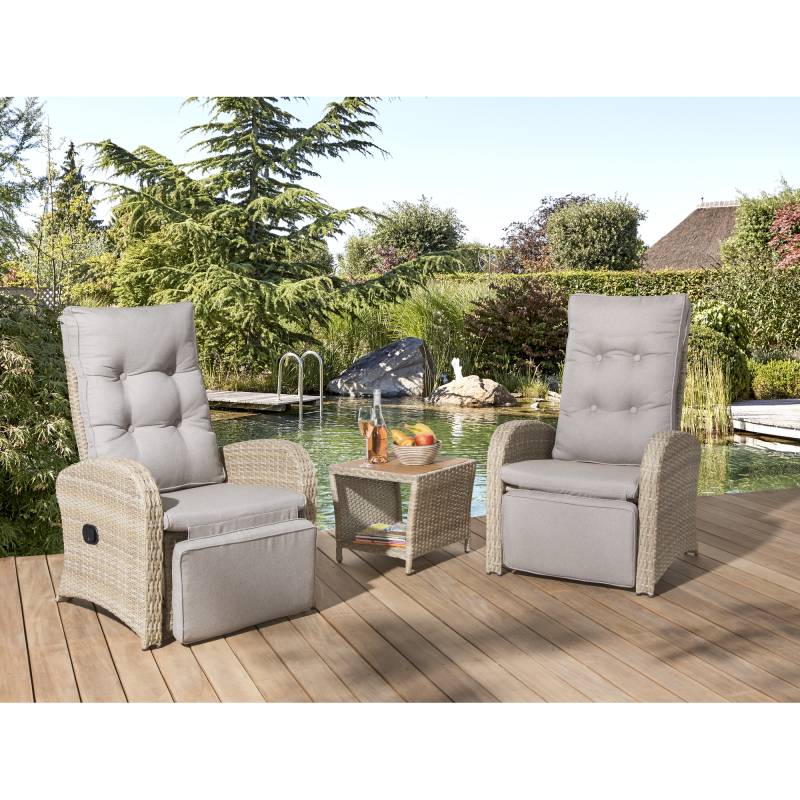 toom Lounge-Set 'Ella' beige 3-teilig von toom