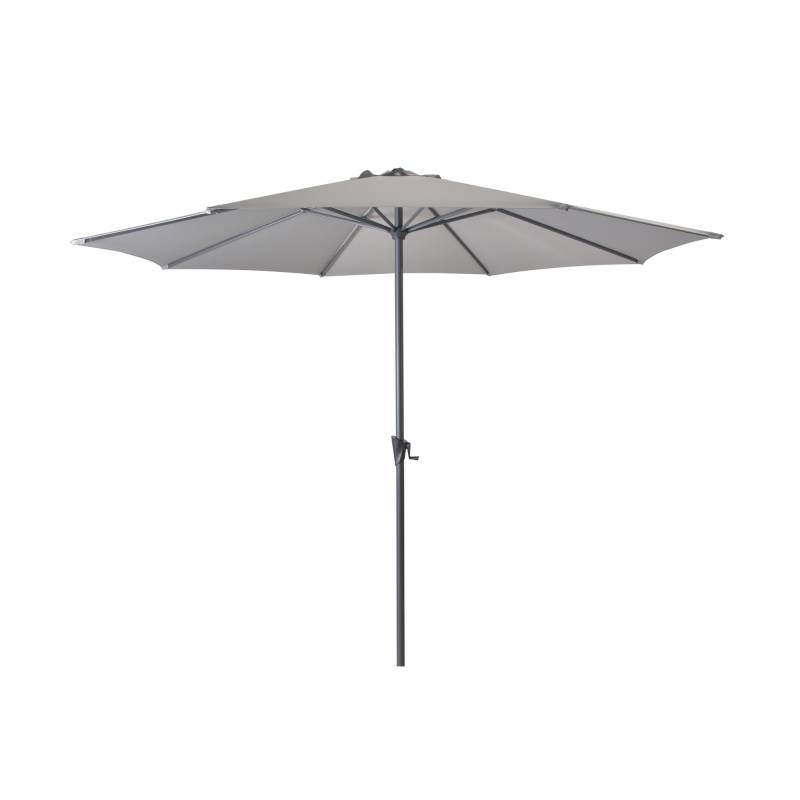 toom Marktschirm 'Santorini' hellgrau Ø 300 cm von toom