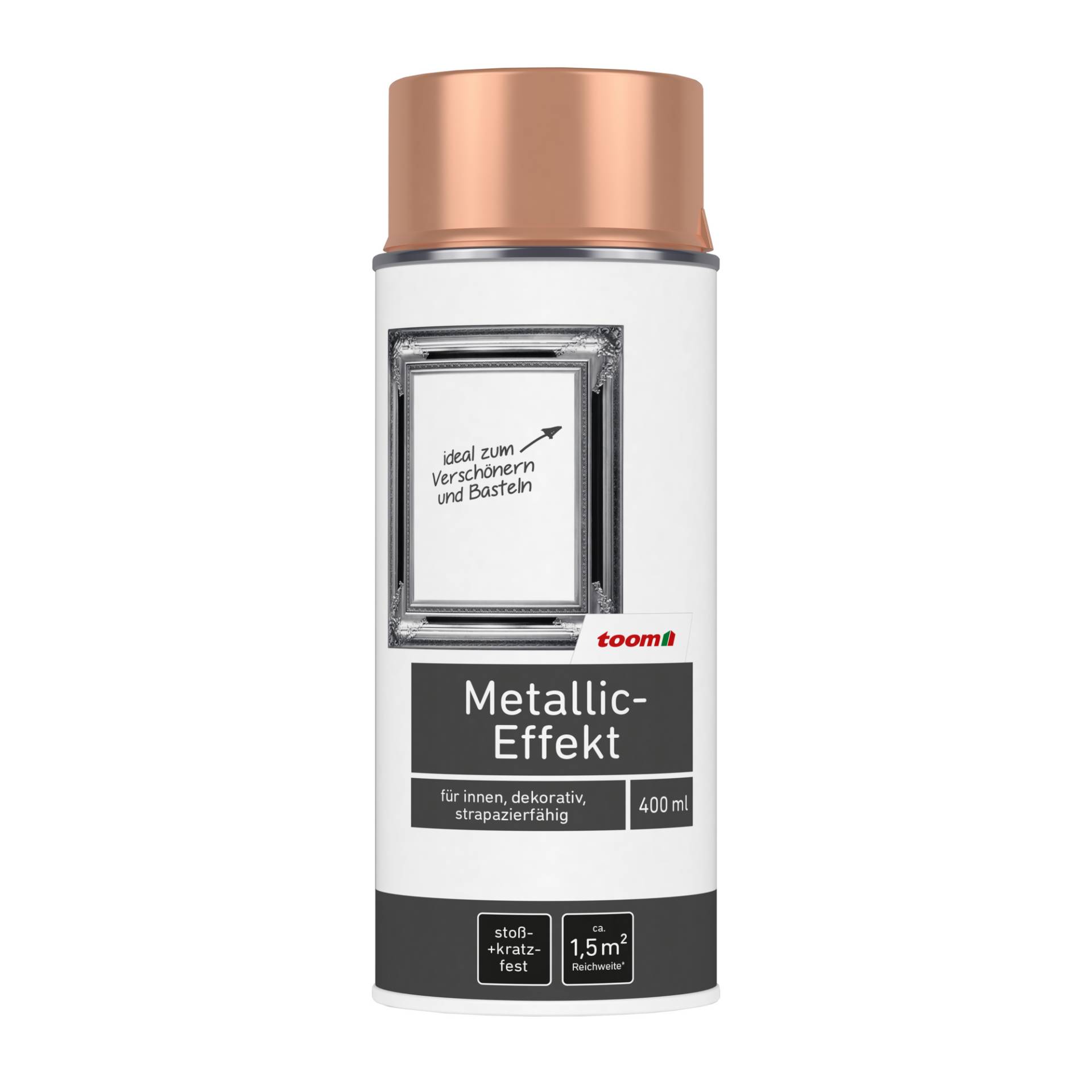 toom Metallic-Effekt-Sprühlack roségold 400 ml von toom