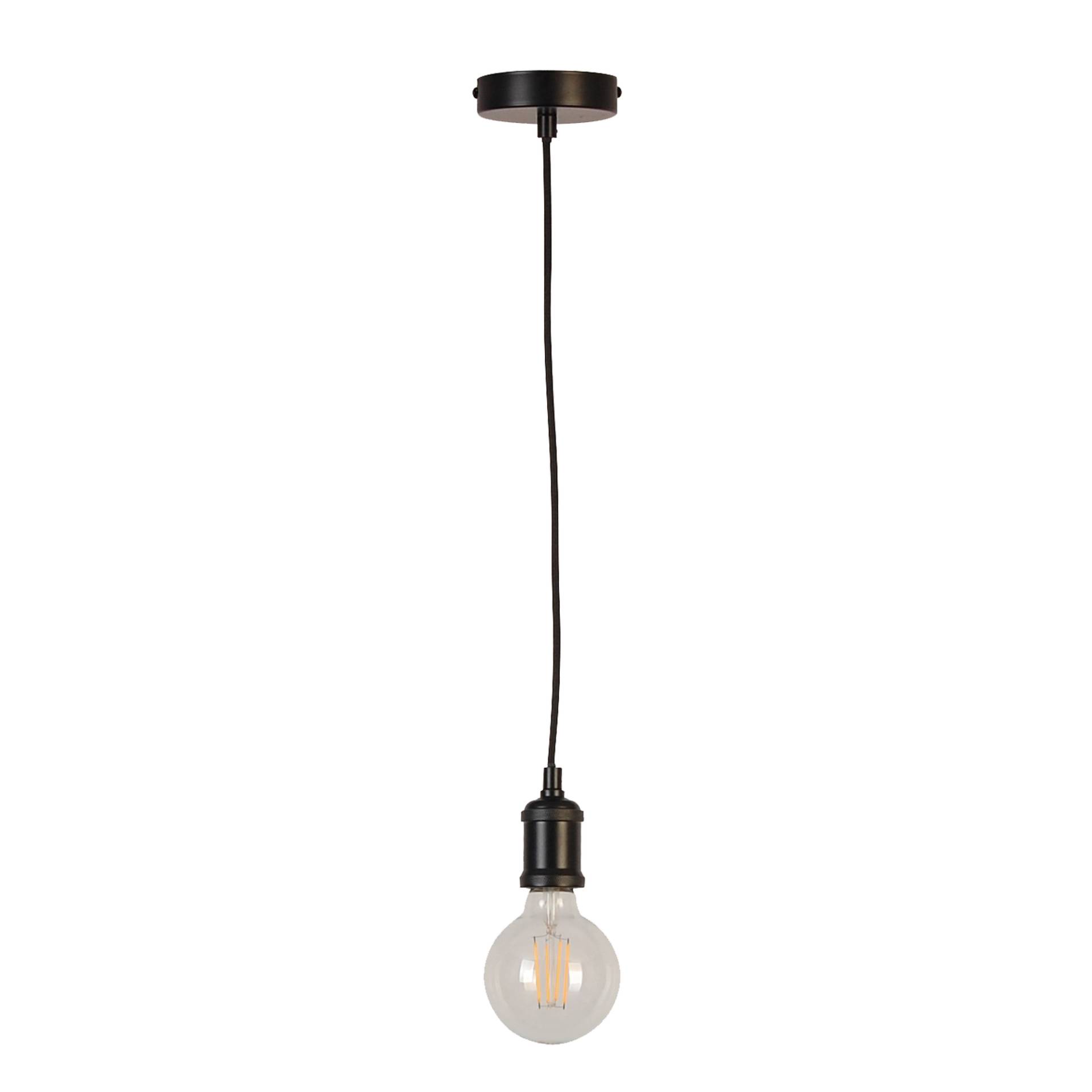 toom Pendelleuchte 'Romy' schwarz E27 210 cm toom Pendelleuchte 'Romy' schwarz E27 210 cm von toom