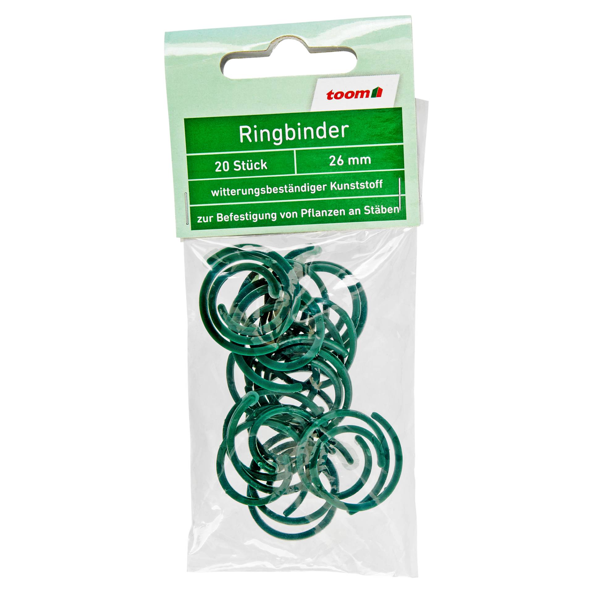 toom Ringbinder Ø 26 mm grün 20 Stück toom Ringbinder Ø 26 mm grün 20 Stück von toom