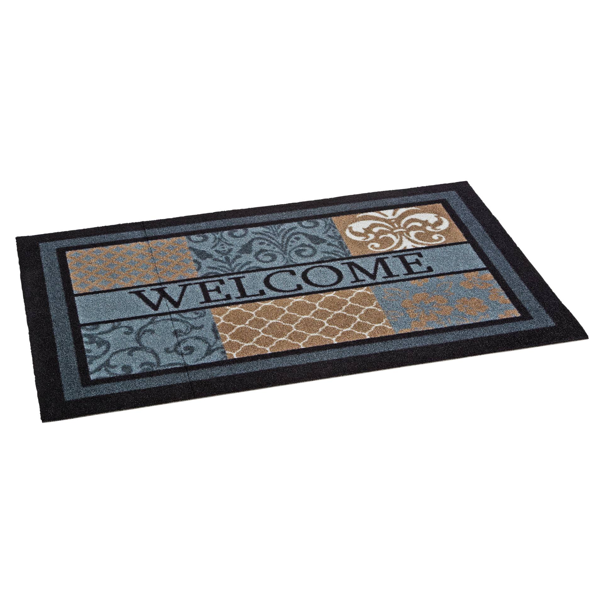 toom Sauberlaufmatte 'Welcome' 58 x 39 cm grau von toom