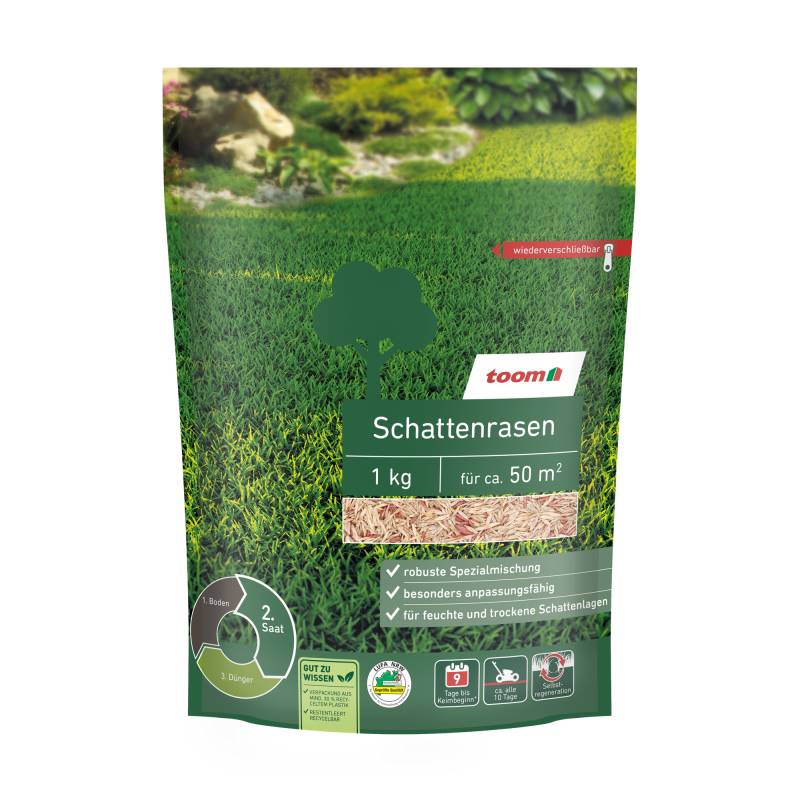 toom Schattenrasen 1 kg für ca. 50 m² von toom