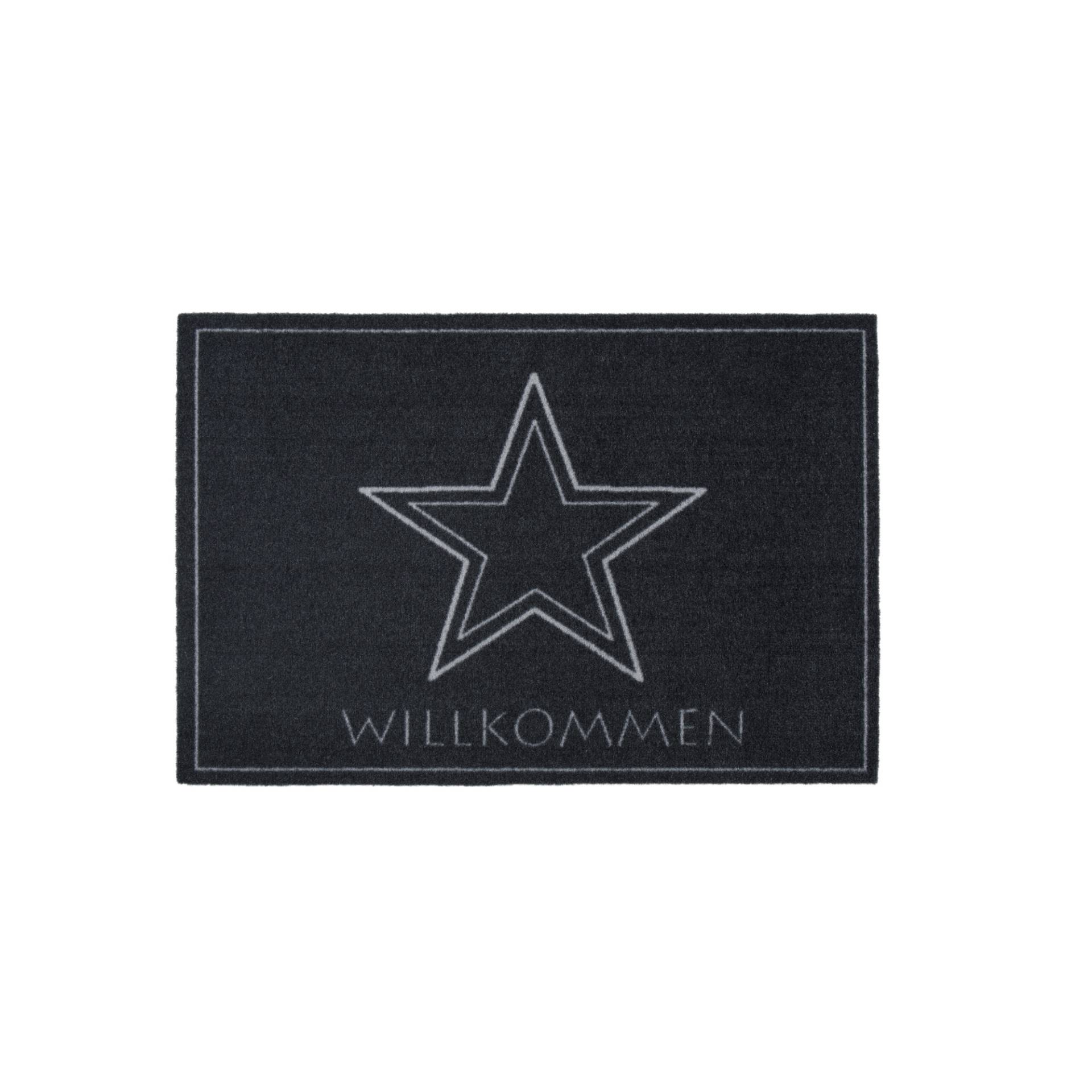 toom Schmutzfangmatte 'Willkommen' schwarz 39 x 58 cm toom Schmutzfangmatte 'Willkommen' schwarz 39 x 58 cm von toom