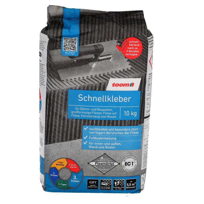 toom Schnellkleber grau 10 kg von toom