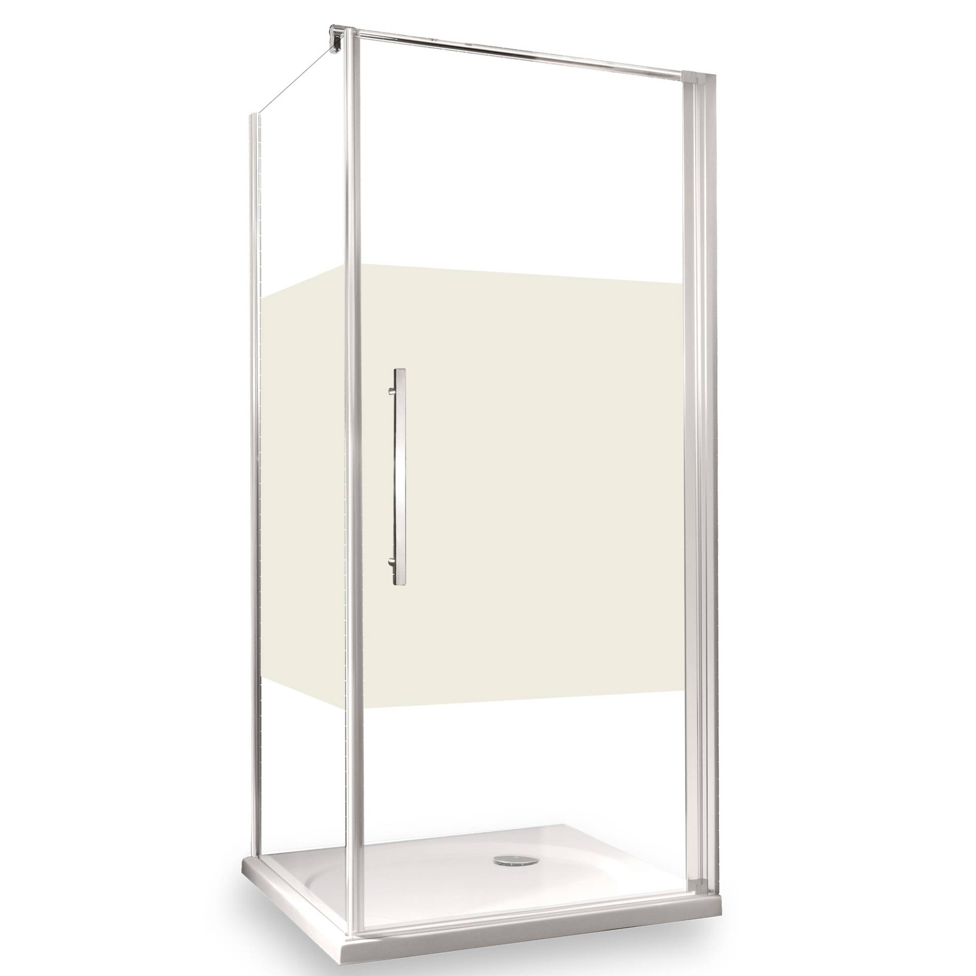 toom Seitenwand für Drehtür 'Beta Intima' links 90 x 190 cm chrom toom Seitenwand für Drehtür 'Beta Intima' links 90 x 190 cm chrom von toom