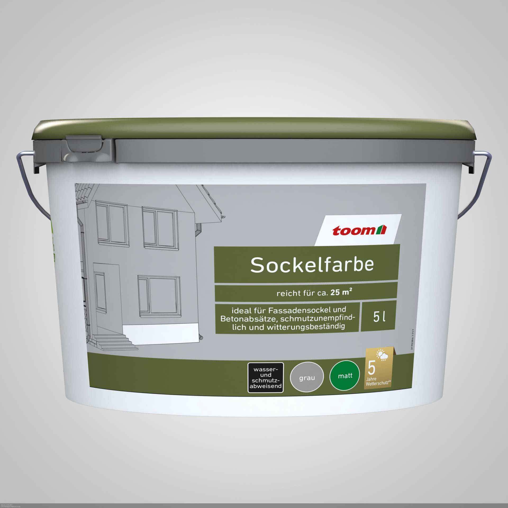toom Sockelfarbe grau matt 5 l toom Sockelfarbe grau matt 5 l von toom