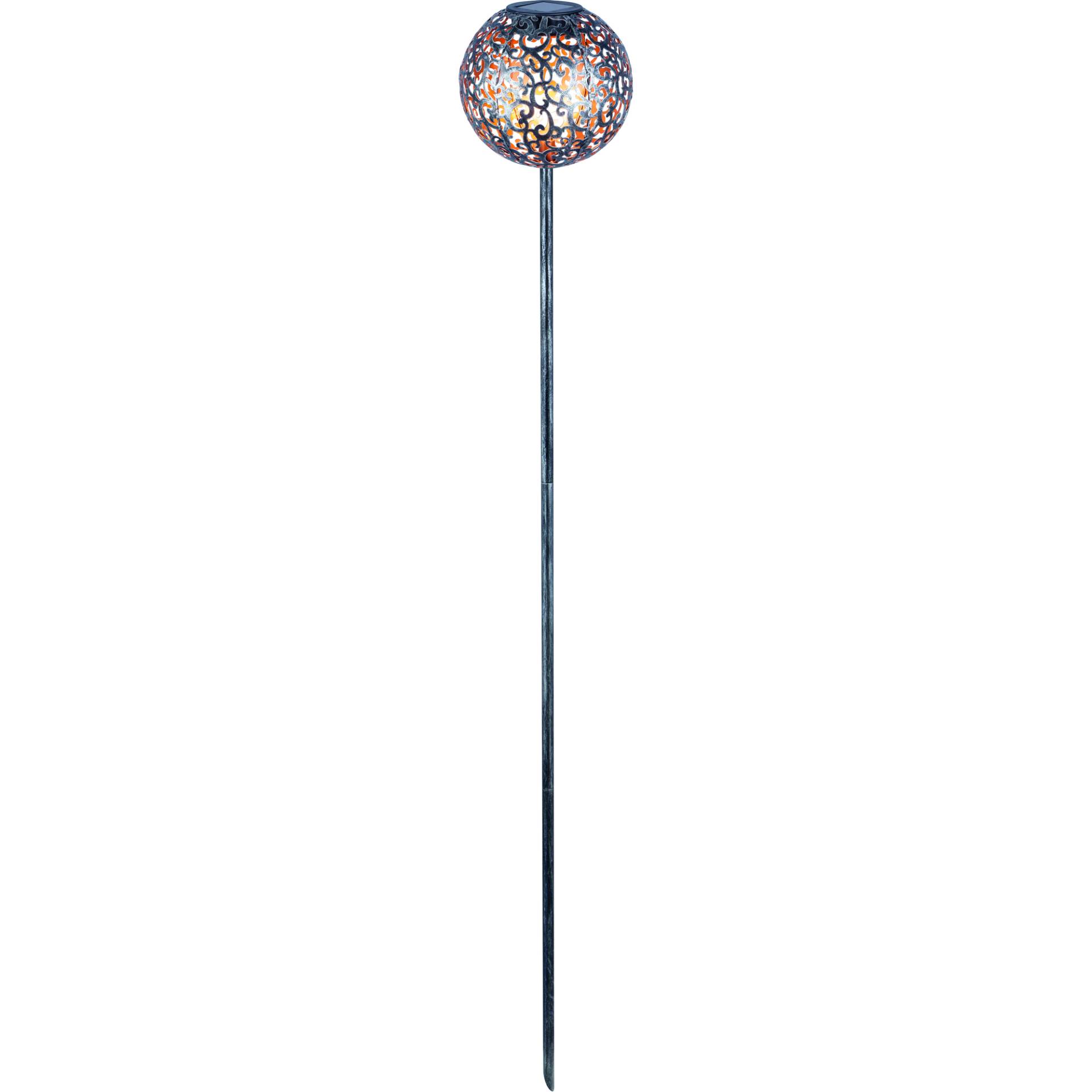 toom Solar-Dekoleuchte 'Oriental' silbern/gold Ø 16 x 122 cm von toom