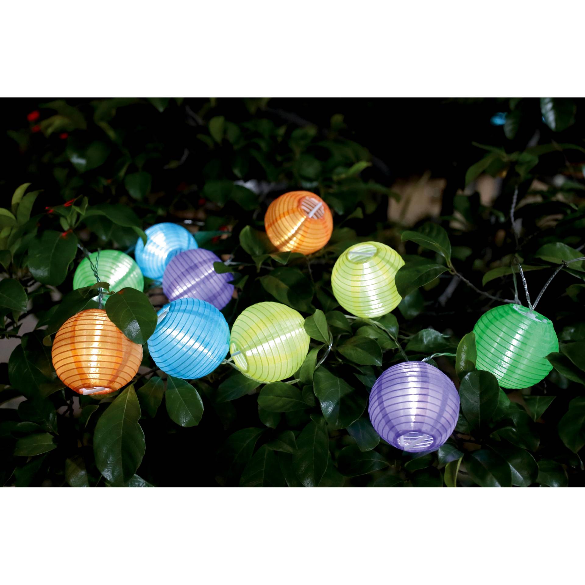 toom Solar-Lichterkette 10 LEDs bunt 270 cm von toom