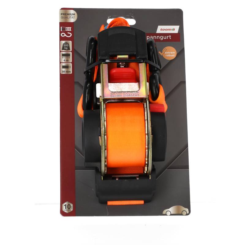 toom Spanngurt mit Selbstaufwickler 4 m x 38 mm von toom
