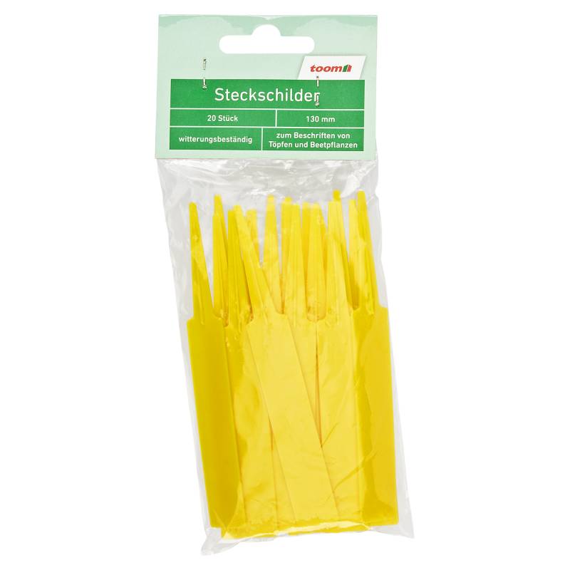 toom Steckschilder Kunststoff 13 cm, 20 Stück von toom