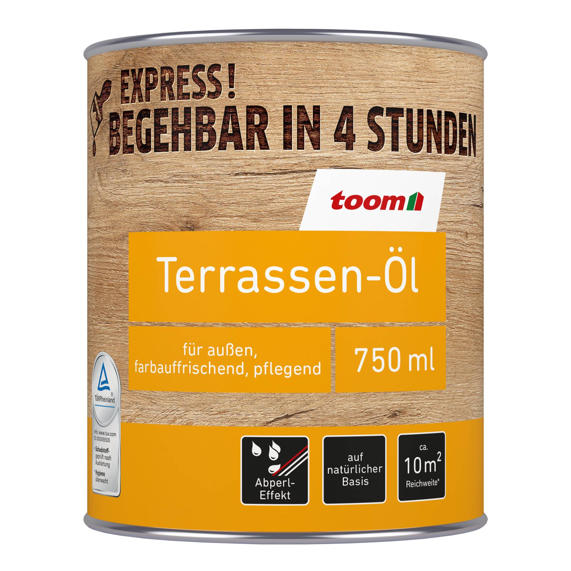 toom Terrassen-Öl teakfarben 750 ml von toom