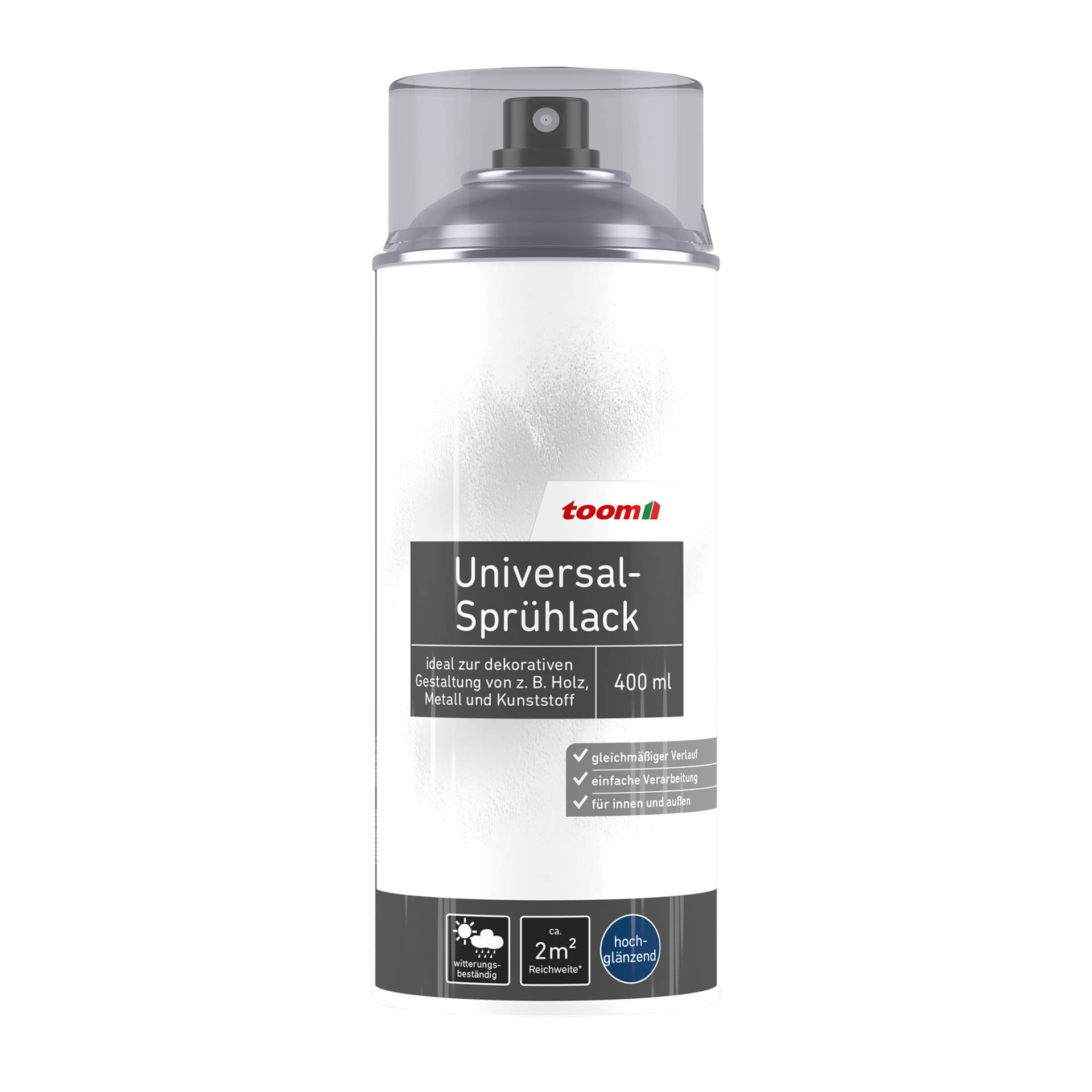 toom Universal-Sprühlack transparent glänzend 400 ml toom Universal-Sprühlack transparent glänzend 400 ml von toom