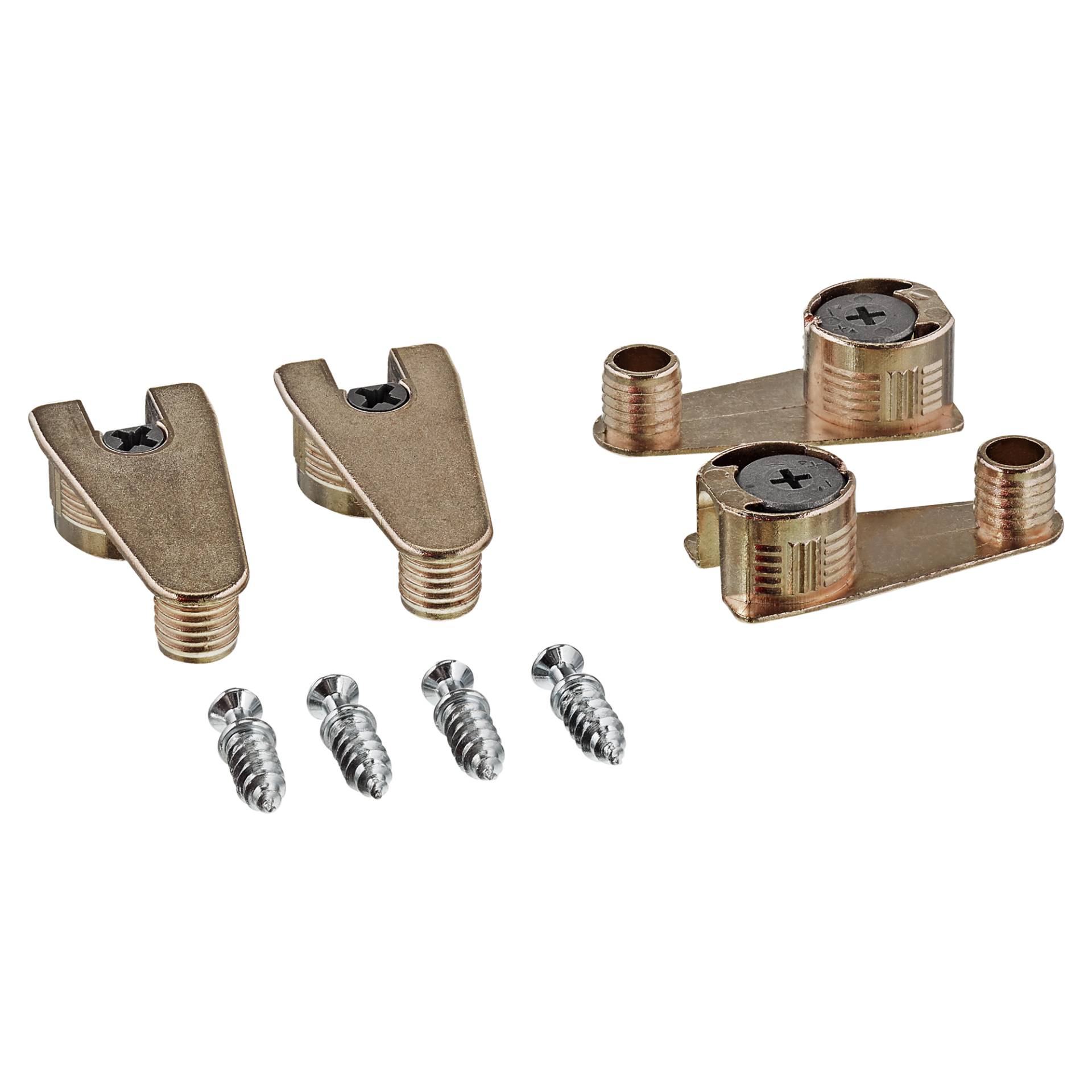 toom Verbindungsbeschläge Metall vernickelt Ø 20 mm 4 Stück von toom