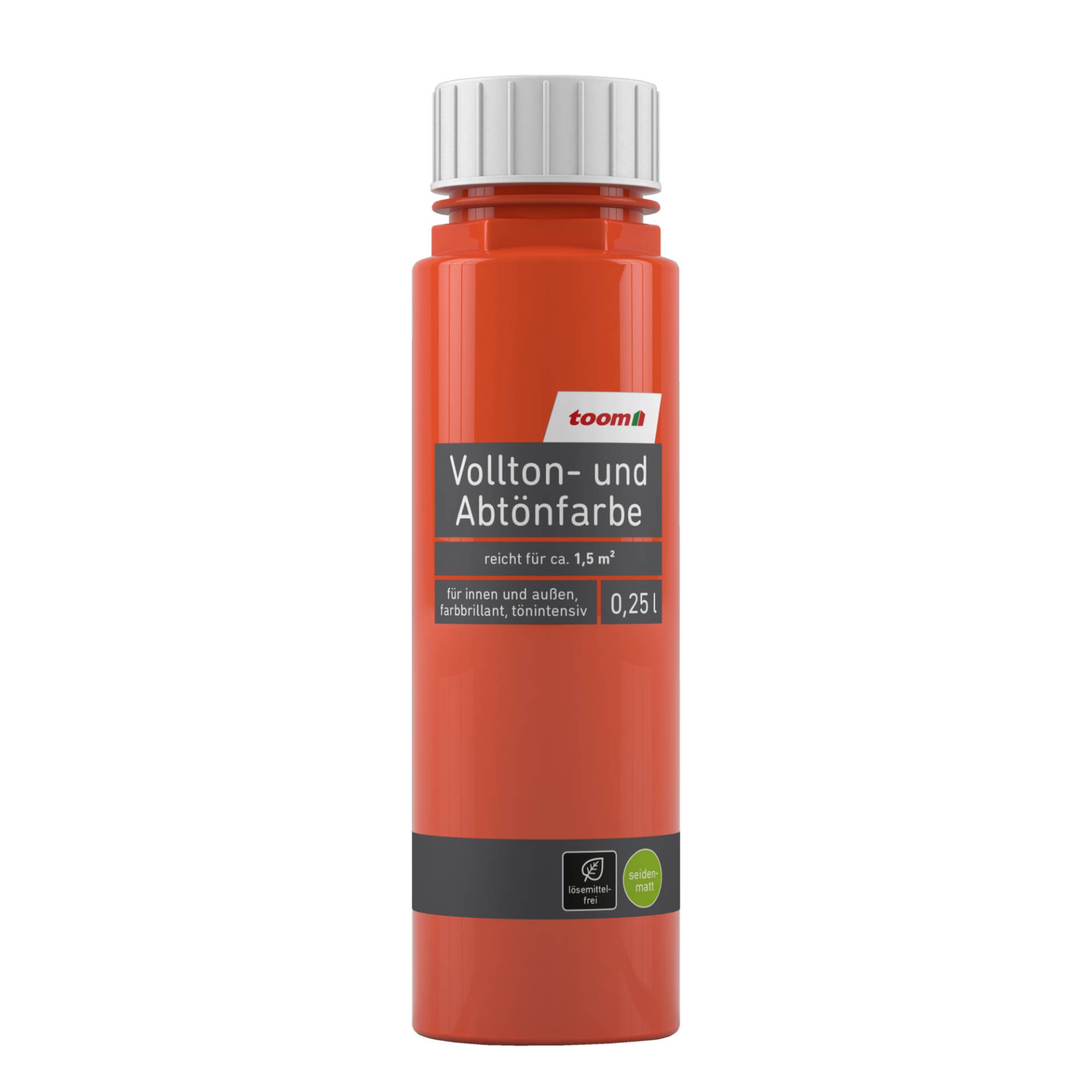 toom Voll- und Abtönfarbe orange 250 ml von toom