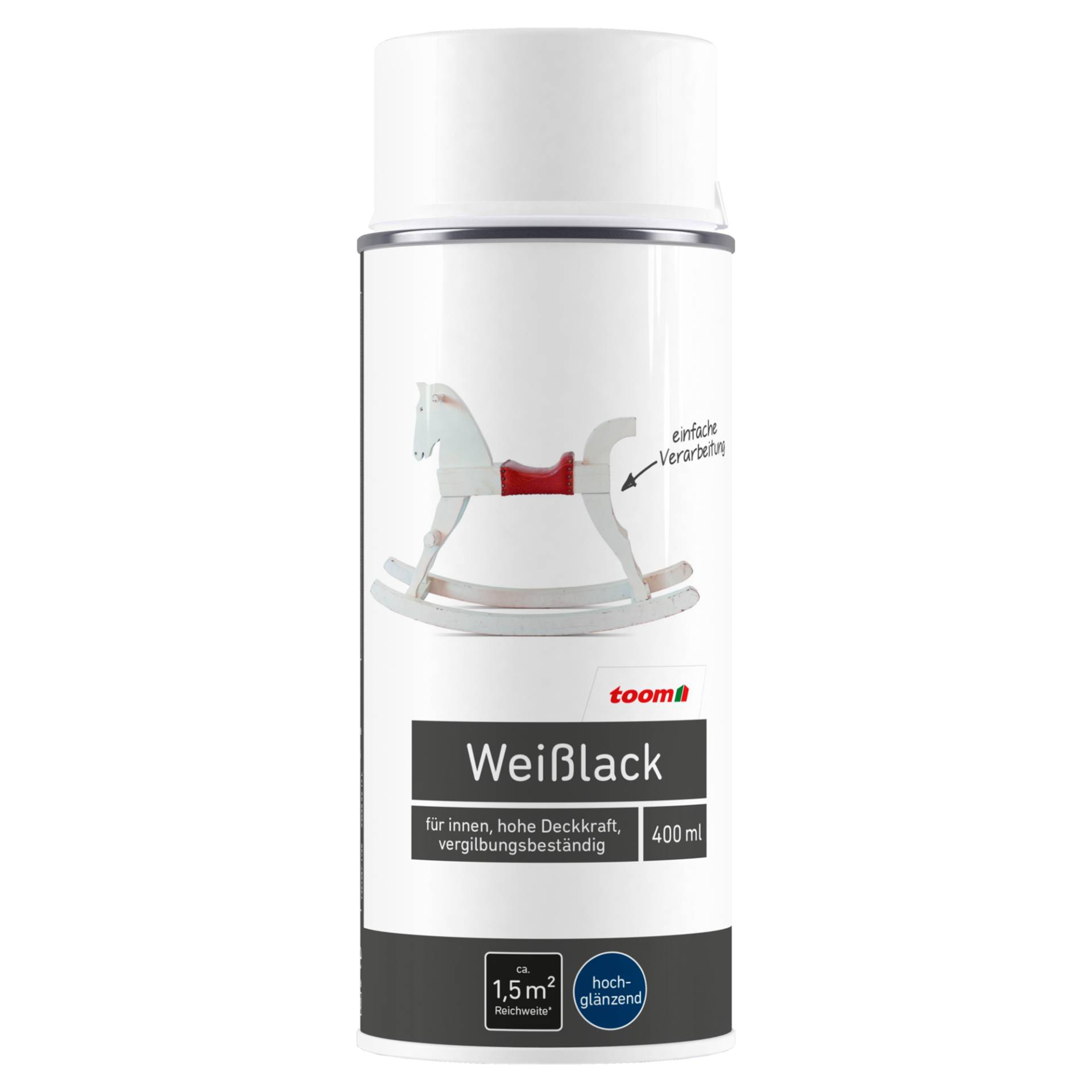 toom Weißlack glänzend 400 ml toom Weißlack glänzend 400 ml von toom