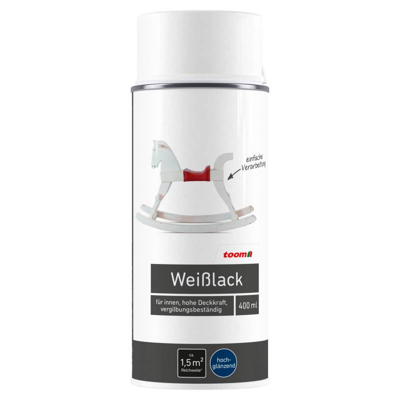 toom Weißlack glänzend 400 ml von toom