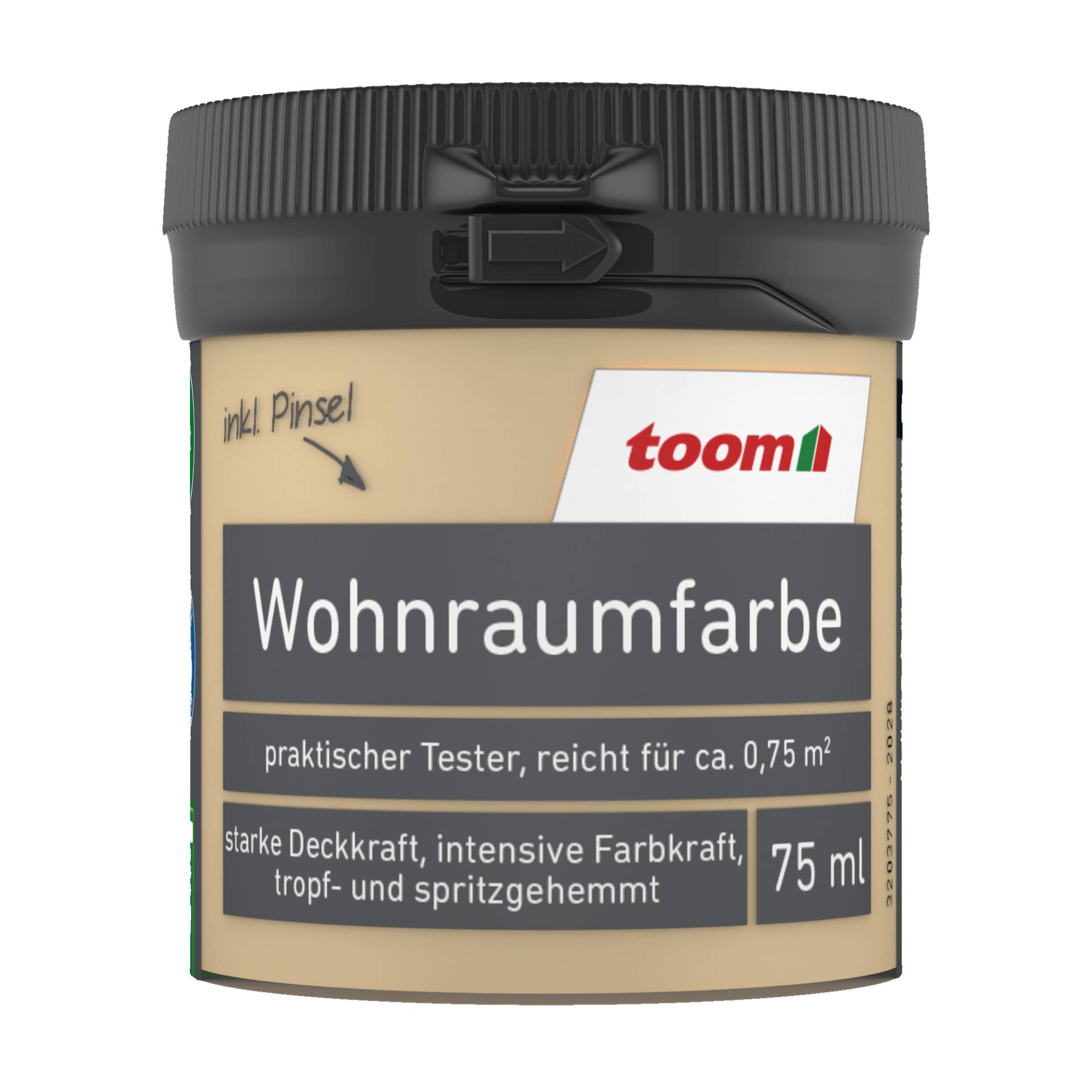 toom Wohnraumfarbe apricotfarben matt 75 ml von toom