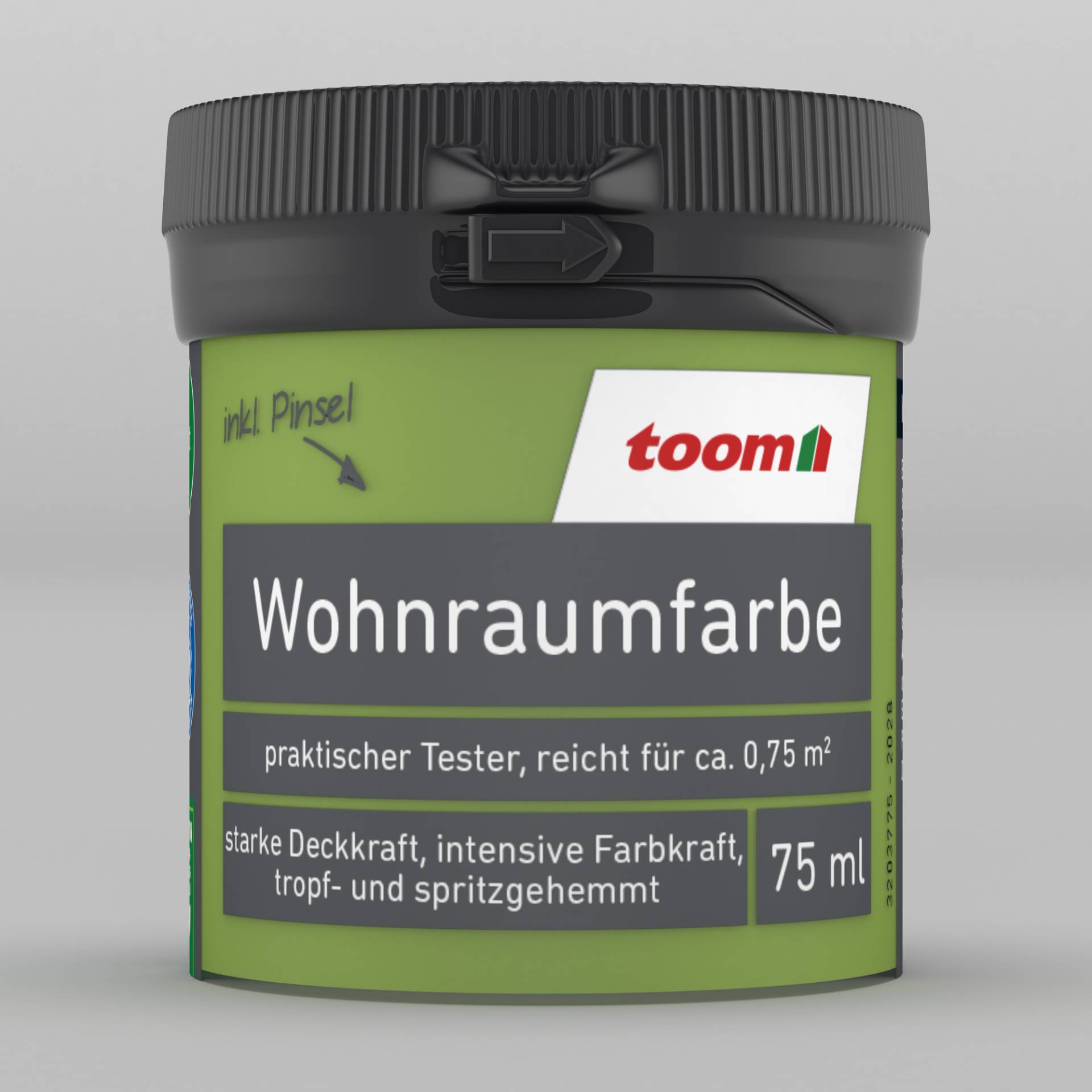 toom Wohnraumfarbe grasgrün matt 75 ml toom Wohnraumfarbe grasgrün matt 75 ml von toom