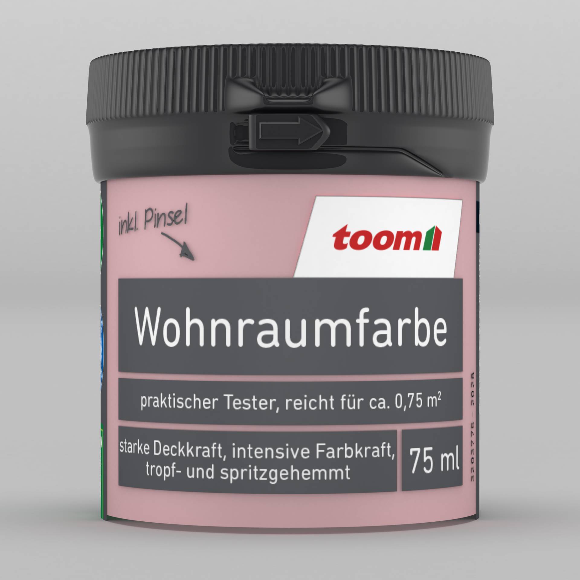 toom Wohnraumfarbe hellrosa matt 75 ml toom Wohnraumfarbe hellrosa matt 75 ml von toom