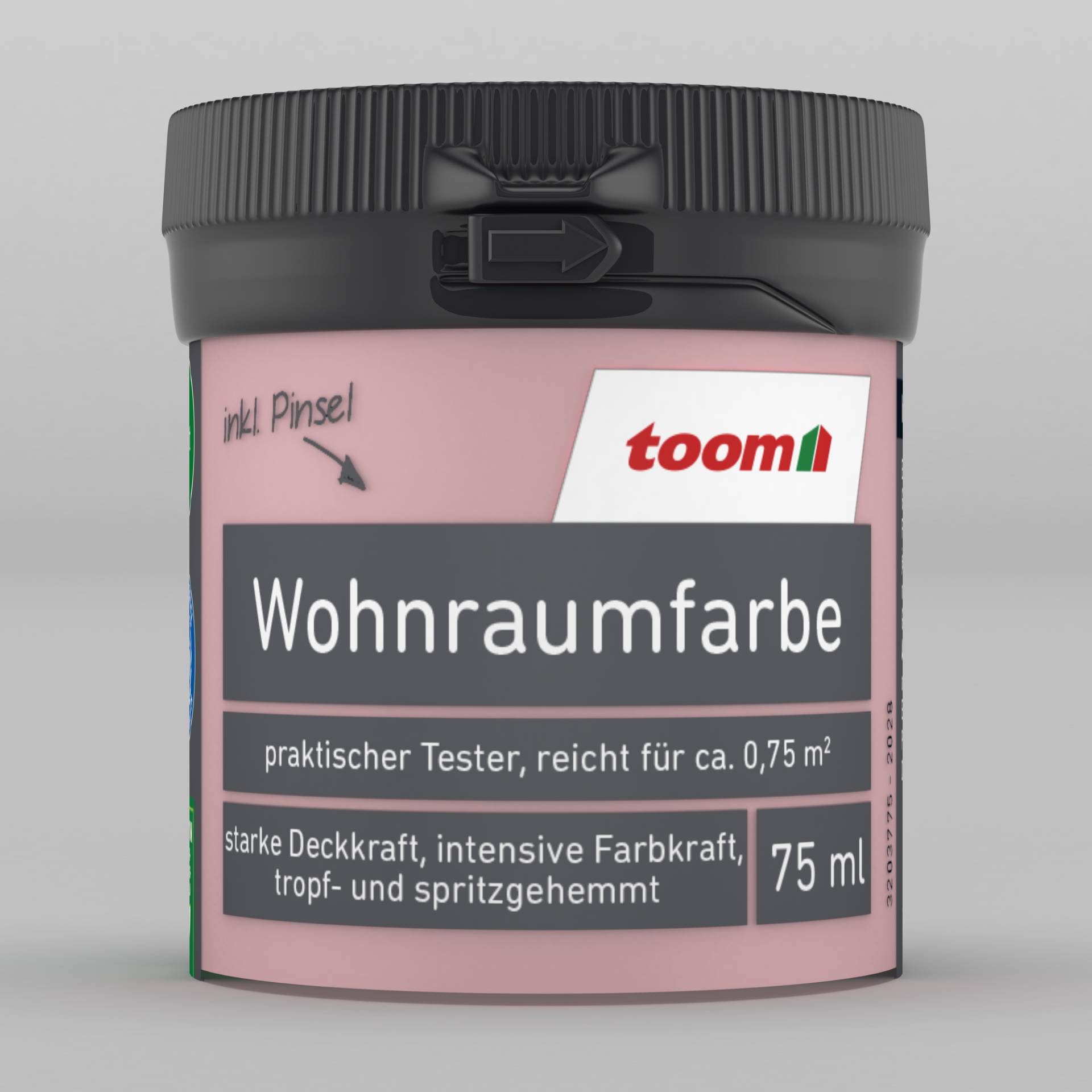 toom Wohnraumfarbe hellrosa matt 75 ml von toom