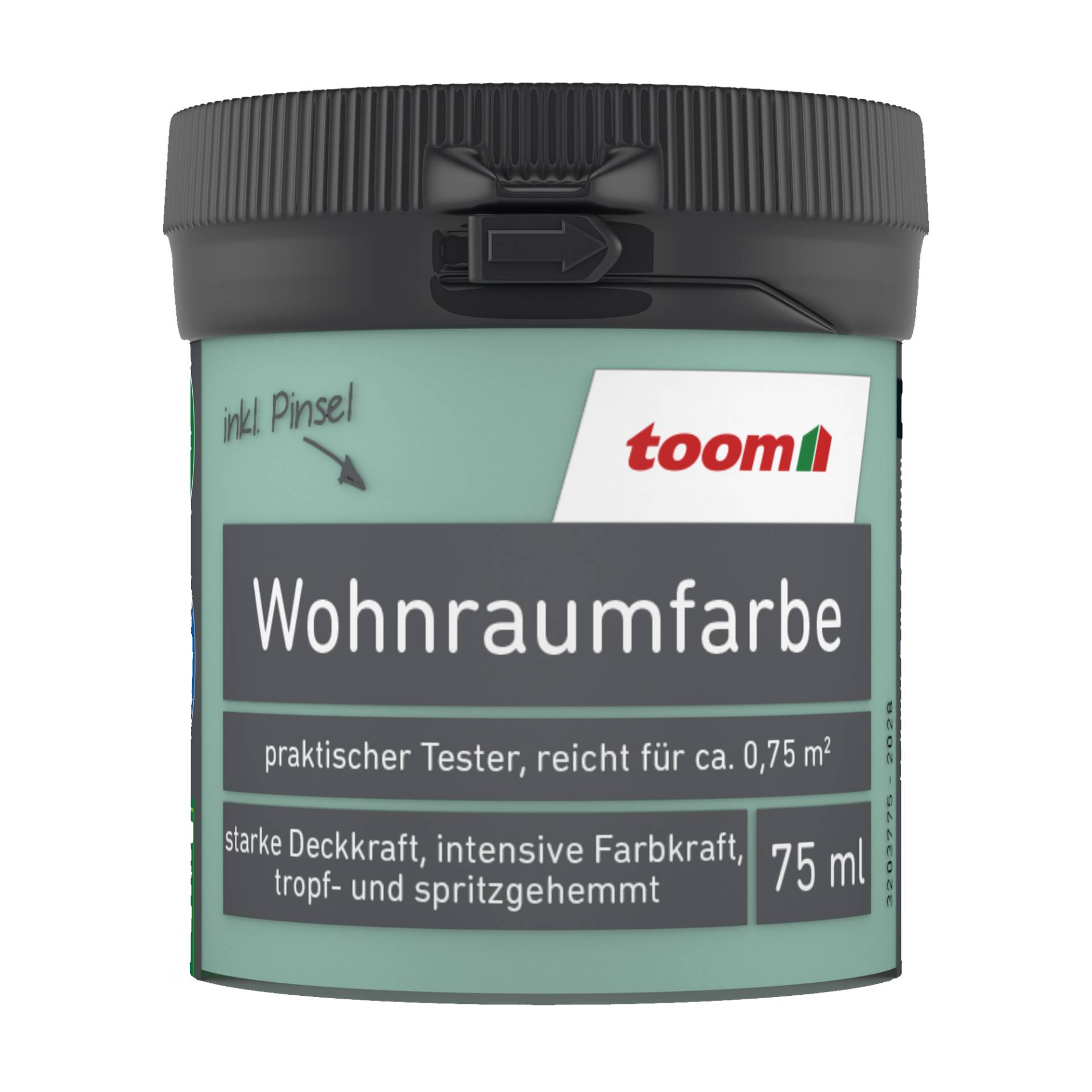 toom Wohnraumfarbe minzgrün matt 75 ml von toom