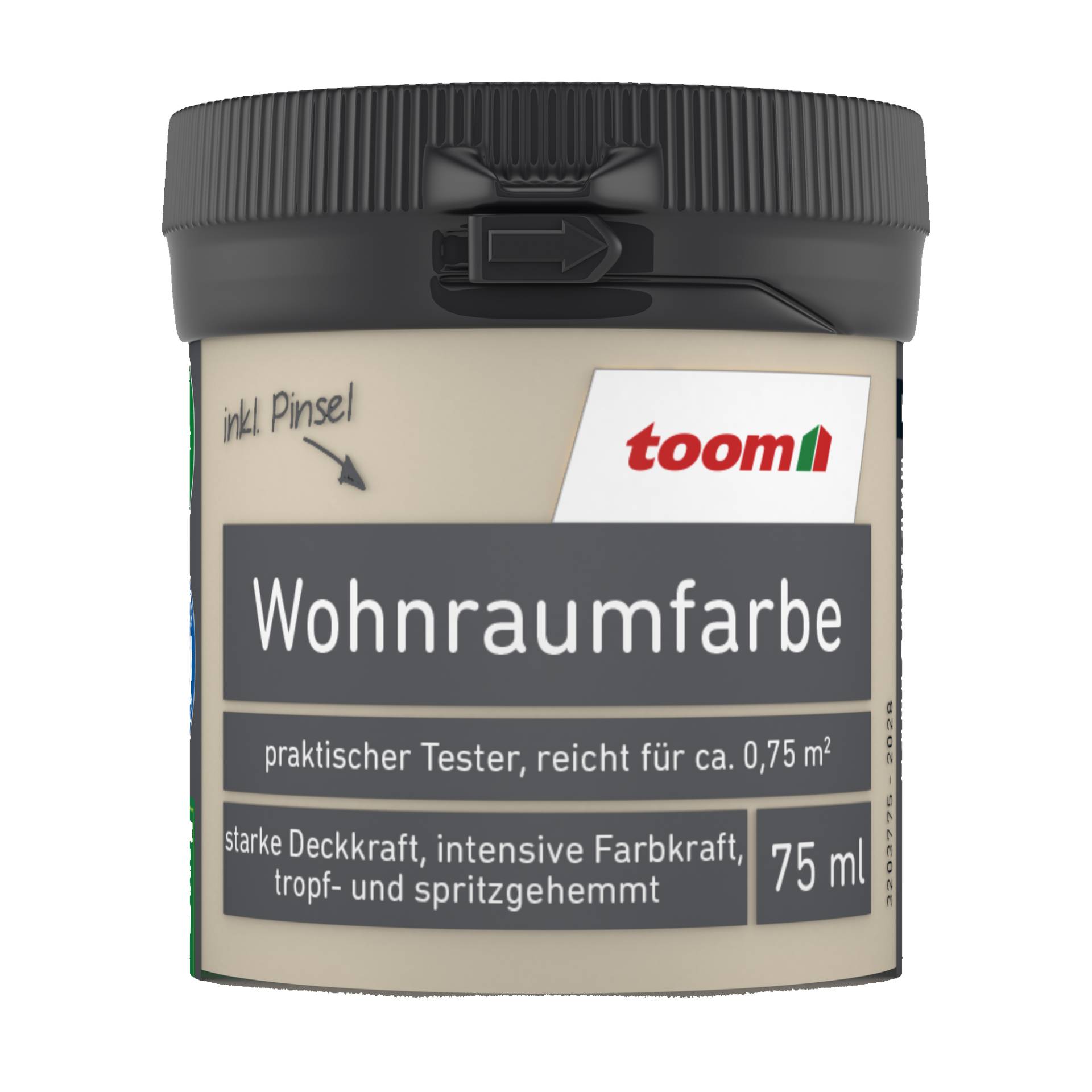 toom Wohnraumfarbe sandfarben matt 75 ml von toom