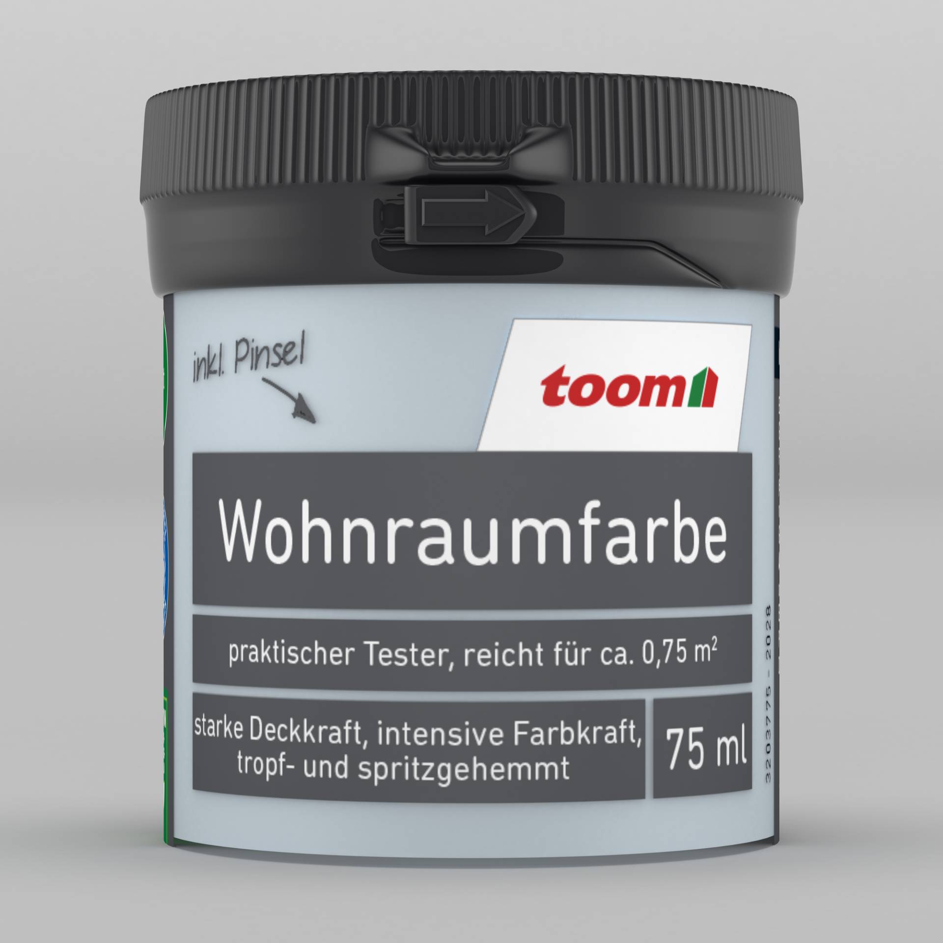 toom Wohnraumfarbe zartblau matt 75 ml von toom