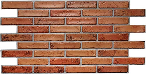 PVC-Kunststoff Wandpaneele 3D Deko Fliesen Verkleidung – Ziegel Natur - 16 PVC-Kunststoff Wandpaneele 3D Deko Fliesen Verkleidung – Ziegel Natur - 16 von top.eco.wall